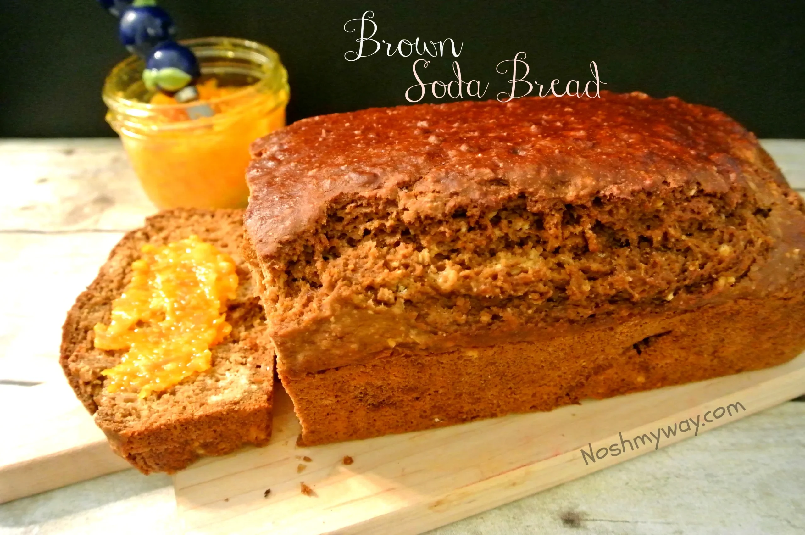 Brown Soda Bread with Steel Cut Oats