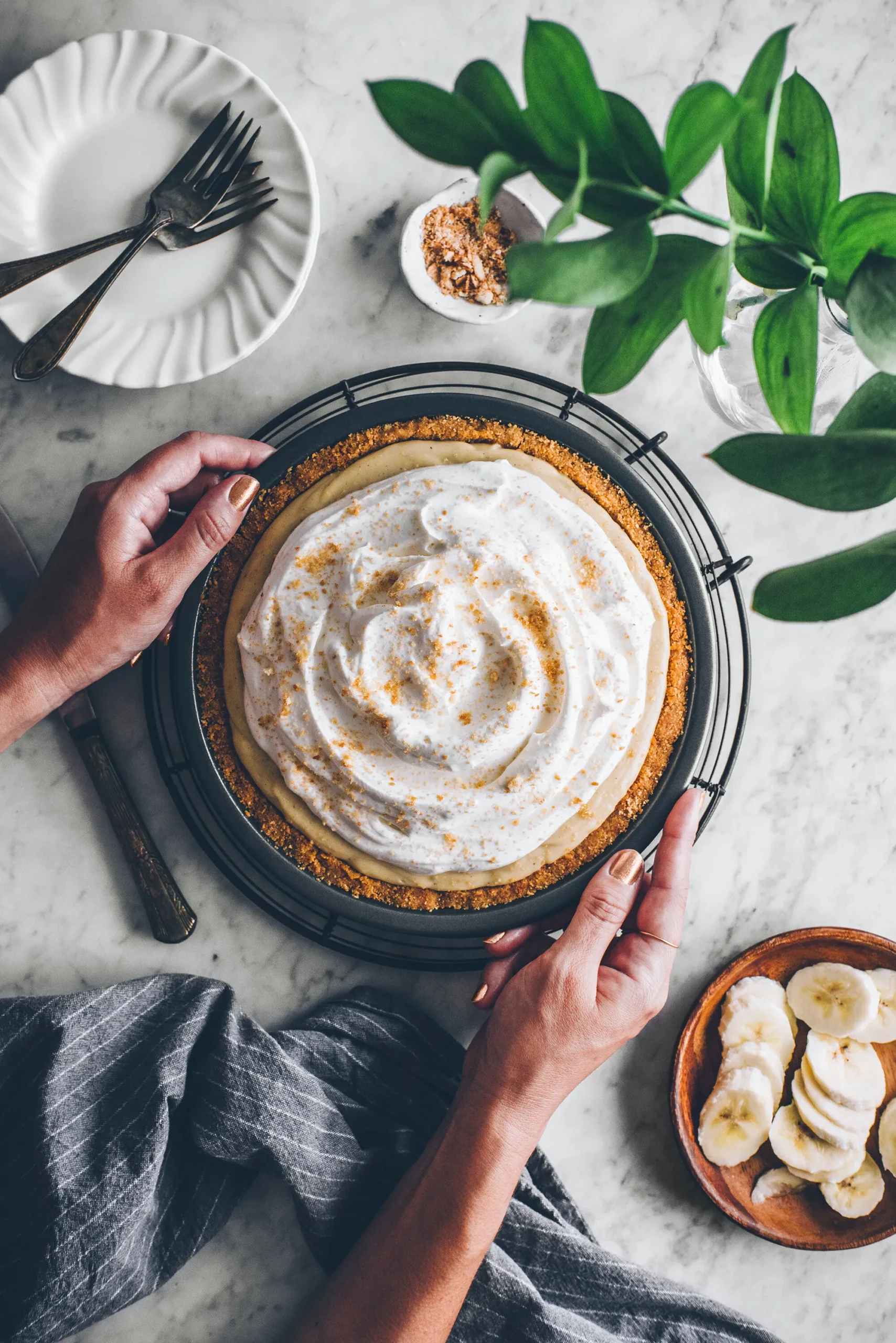 Brown Sugar Banana Cream Pie