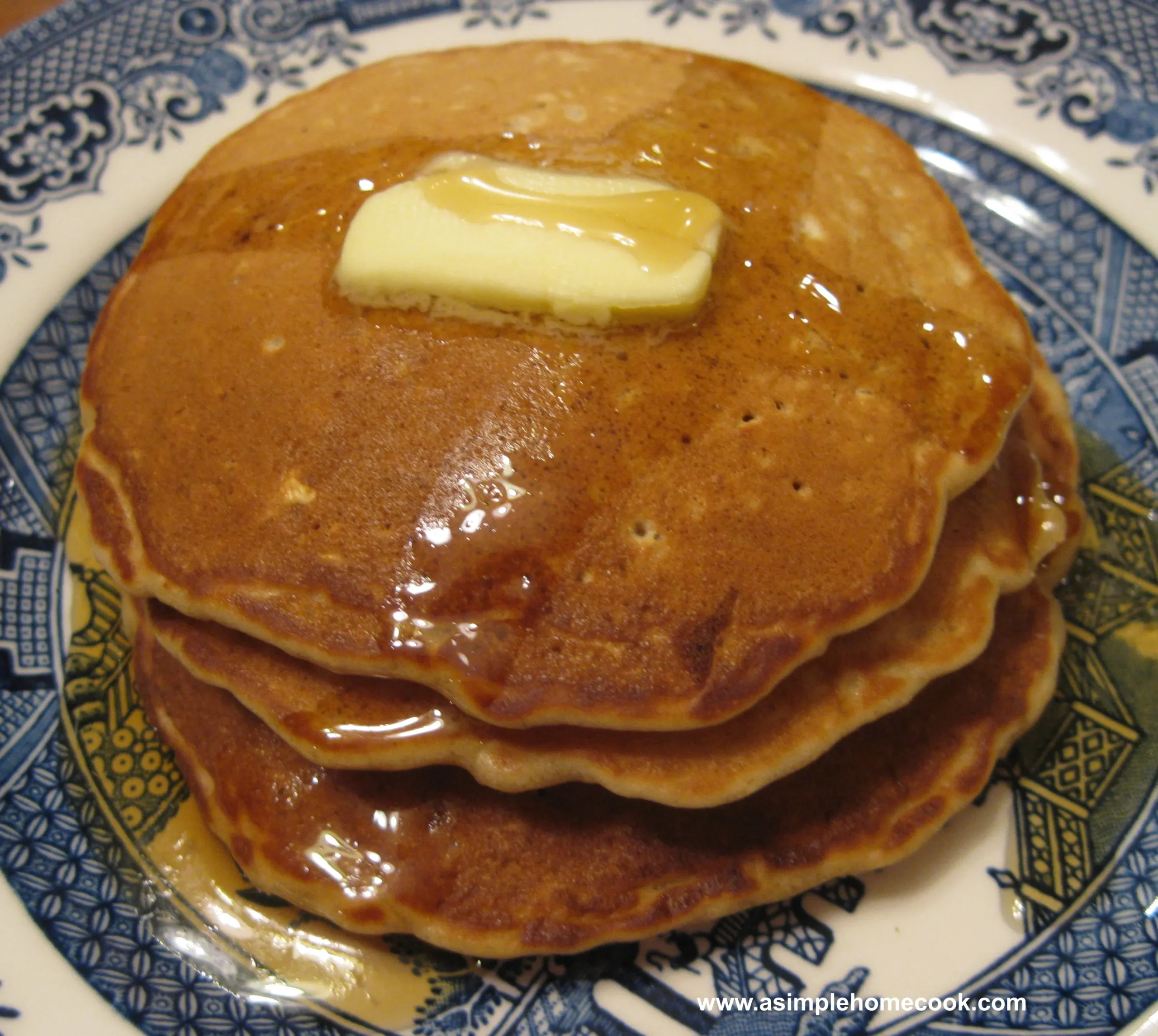 Brown Sugar Oatmeal Pancakes