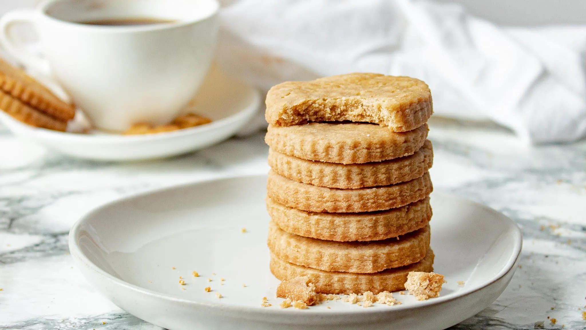 Brown Sugar Shortbread Cookies