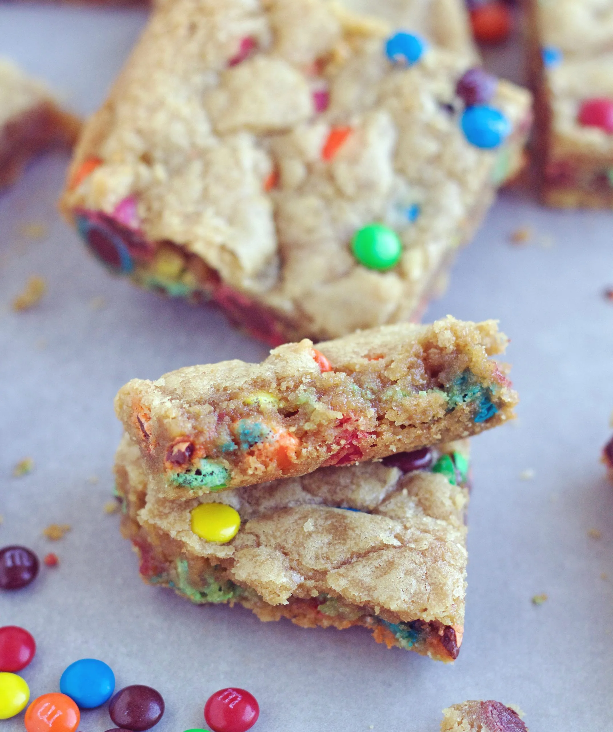 Browned Butter M&M Blondies