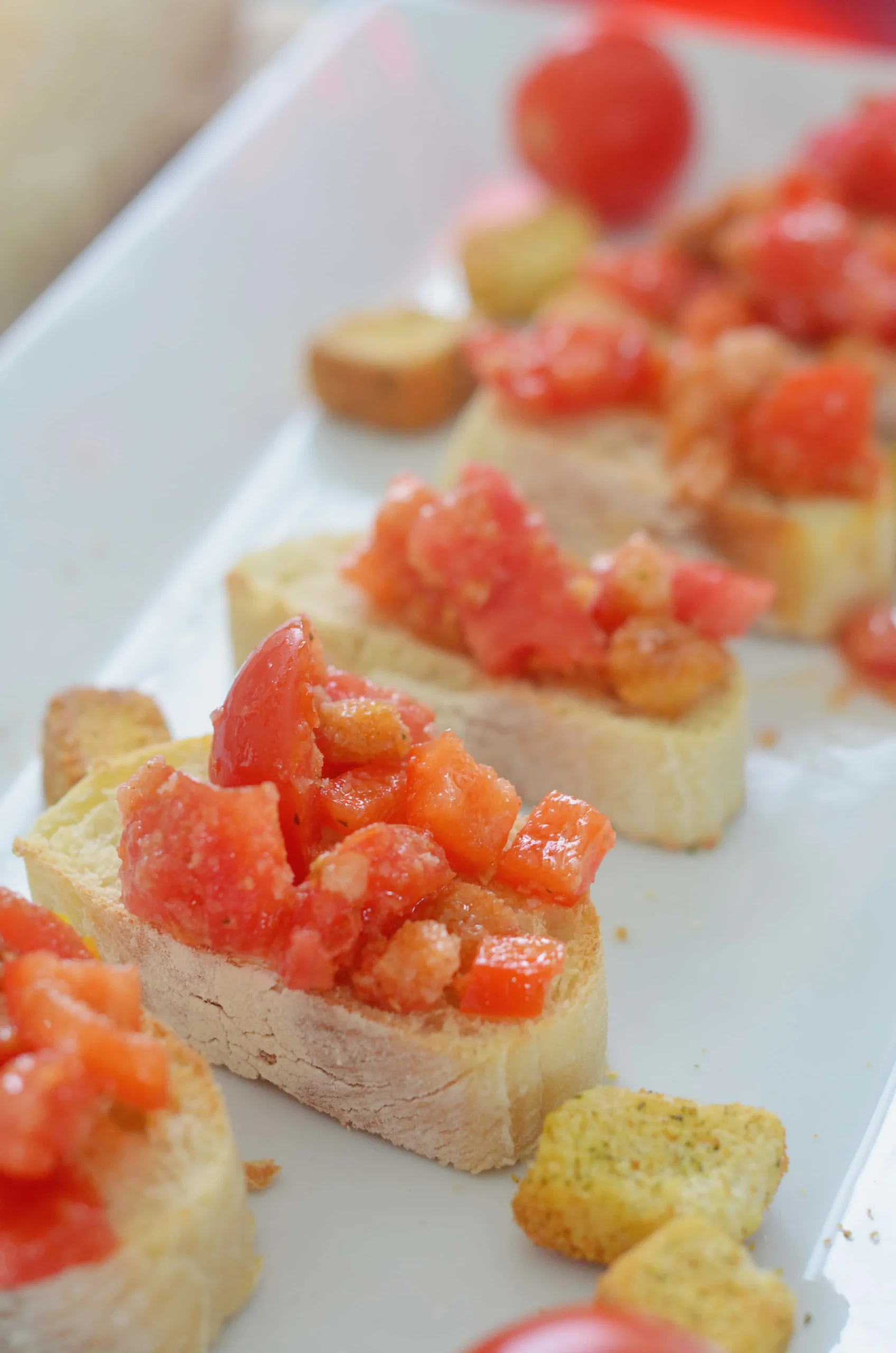 Bruschetta with Sauteed Sweet Peppers