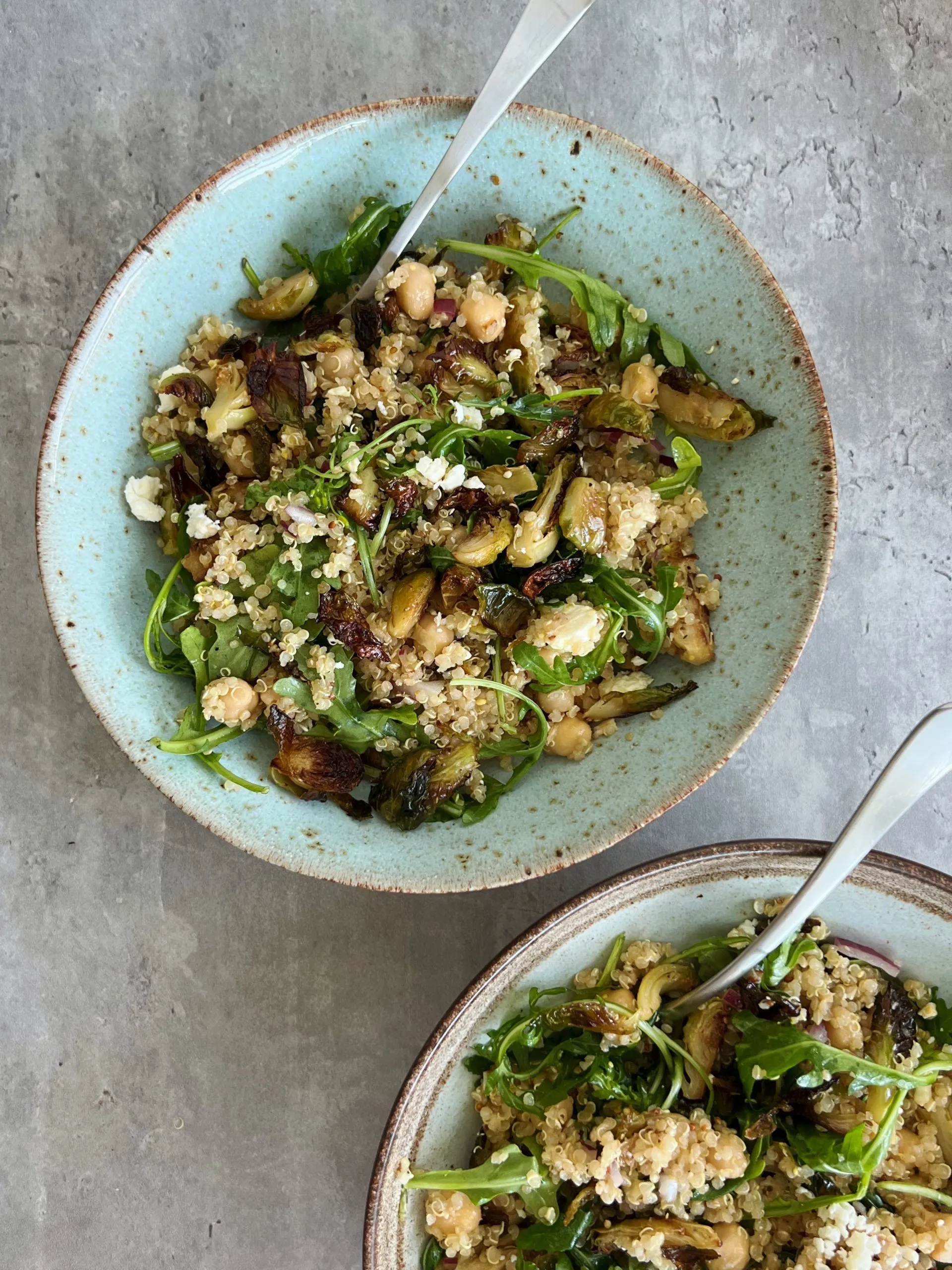 Brussels Sprouts Quinoa Salad