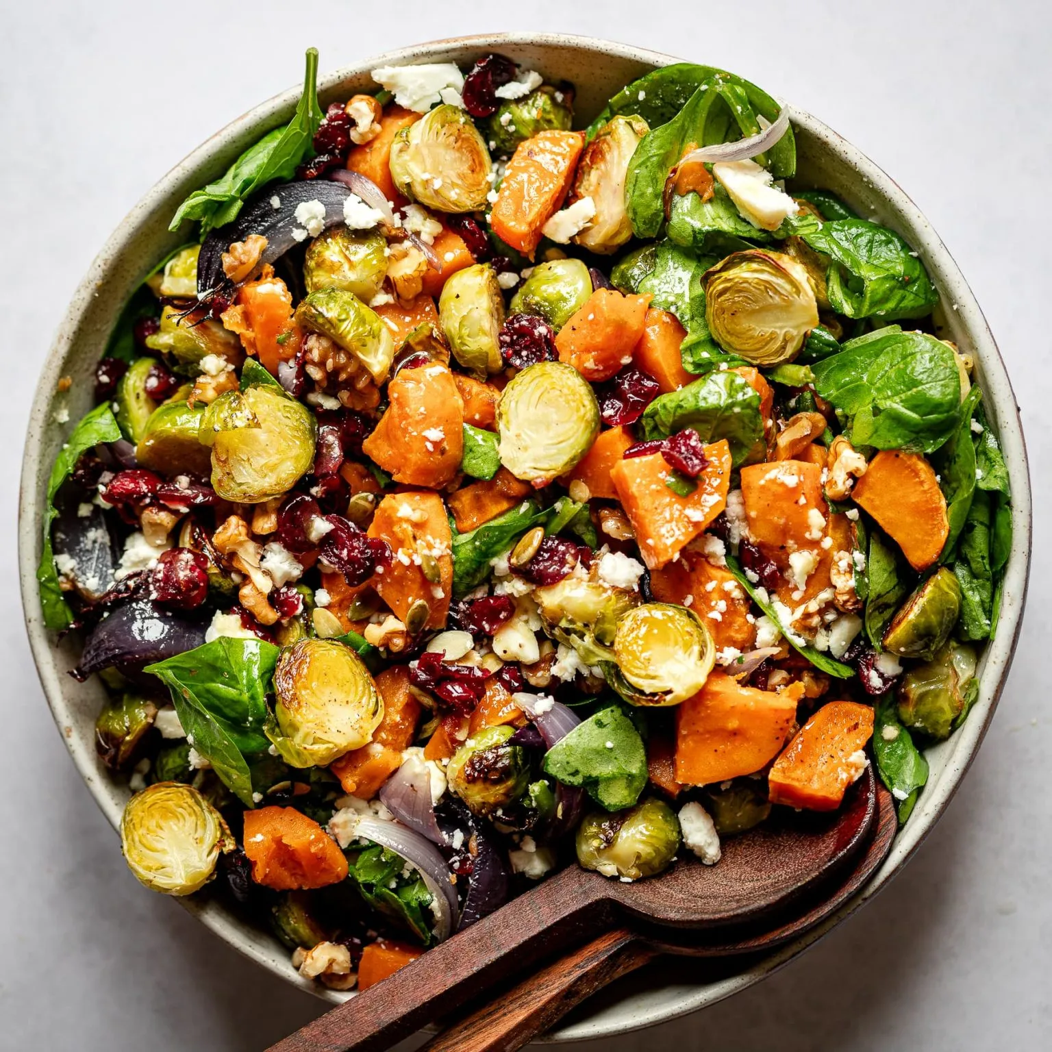 Brussels Sprouts and Sweet Potatoes