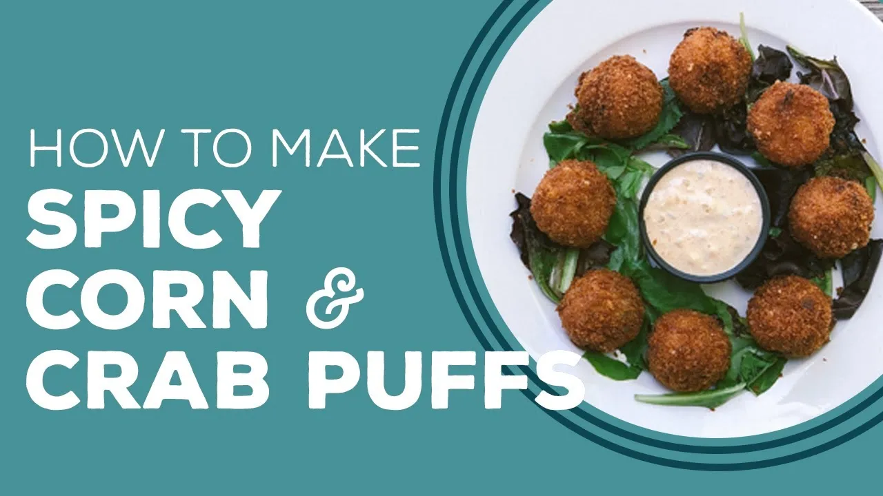 Bubba Deen's Spicy Corn and Crab Puffs