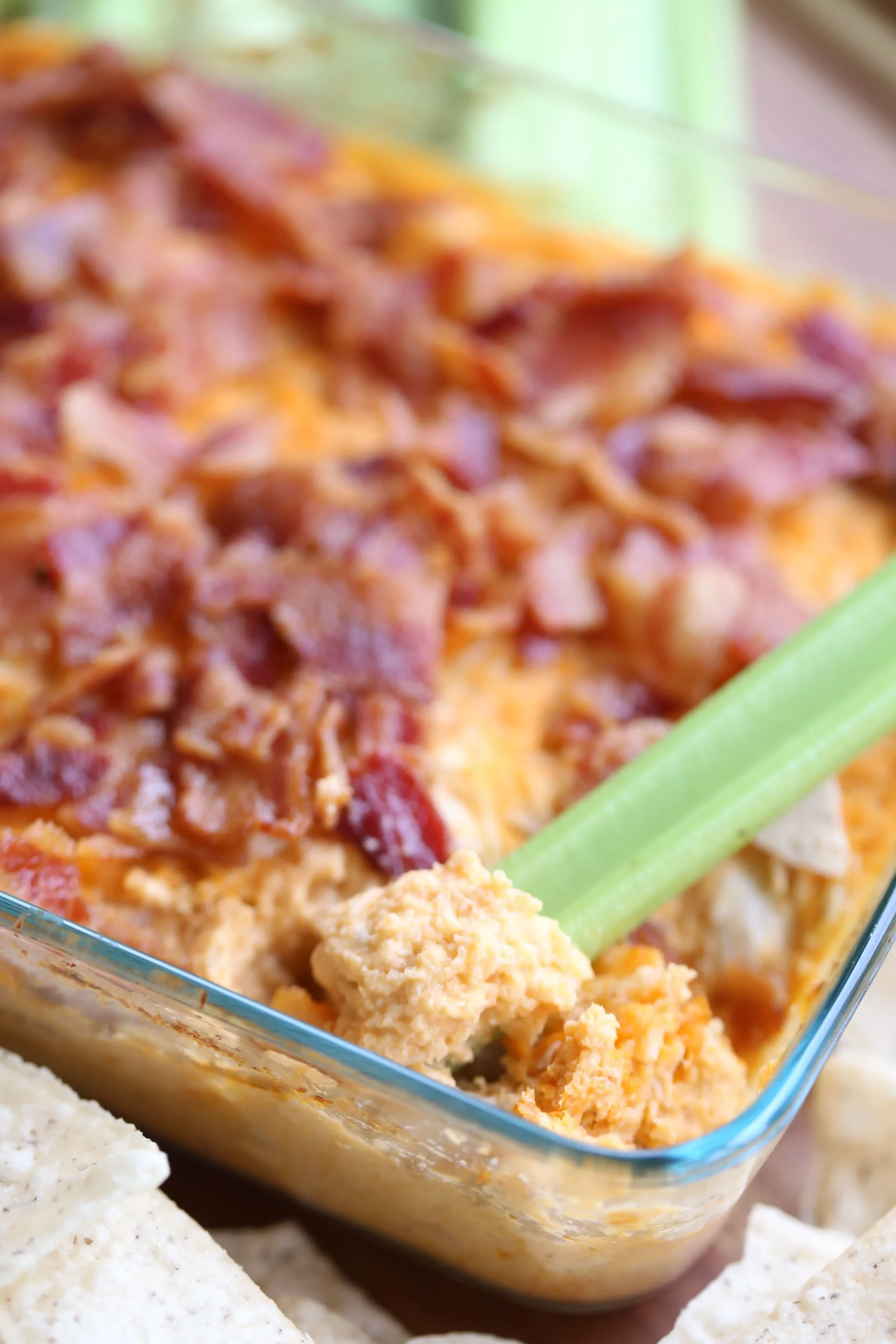 Buffalo Bacon Chicken Dip