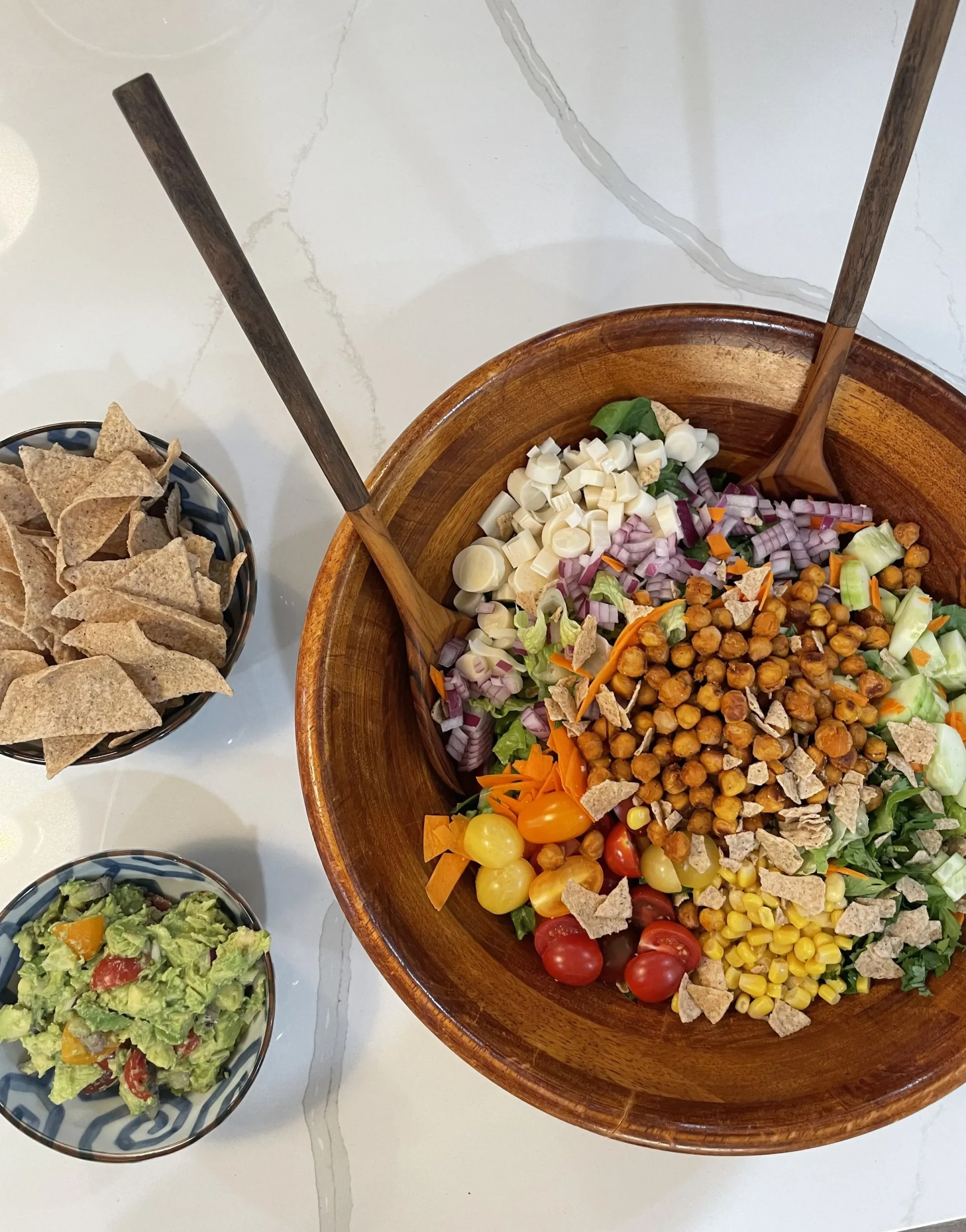 Buffalo Chickpea Chopped Salad