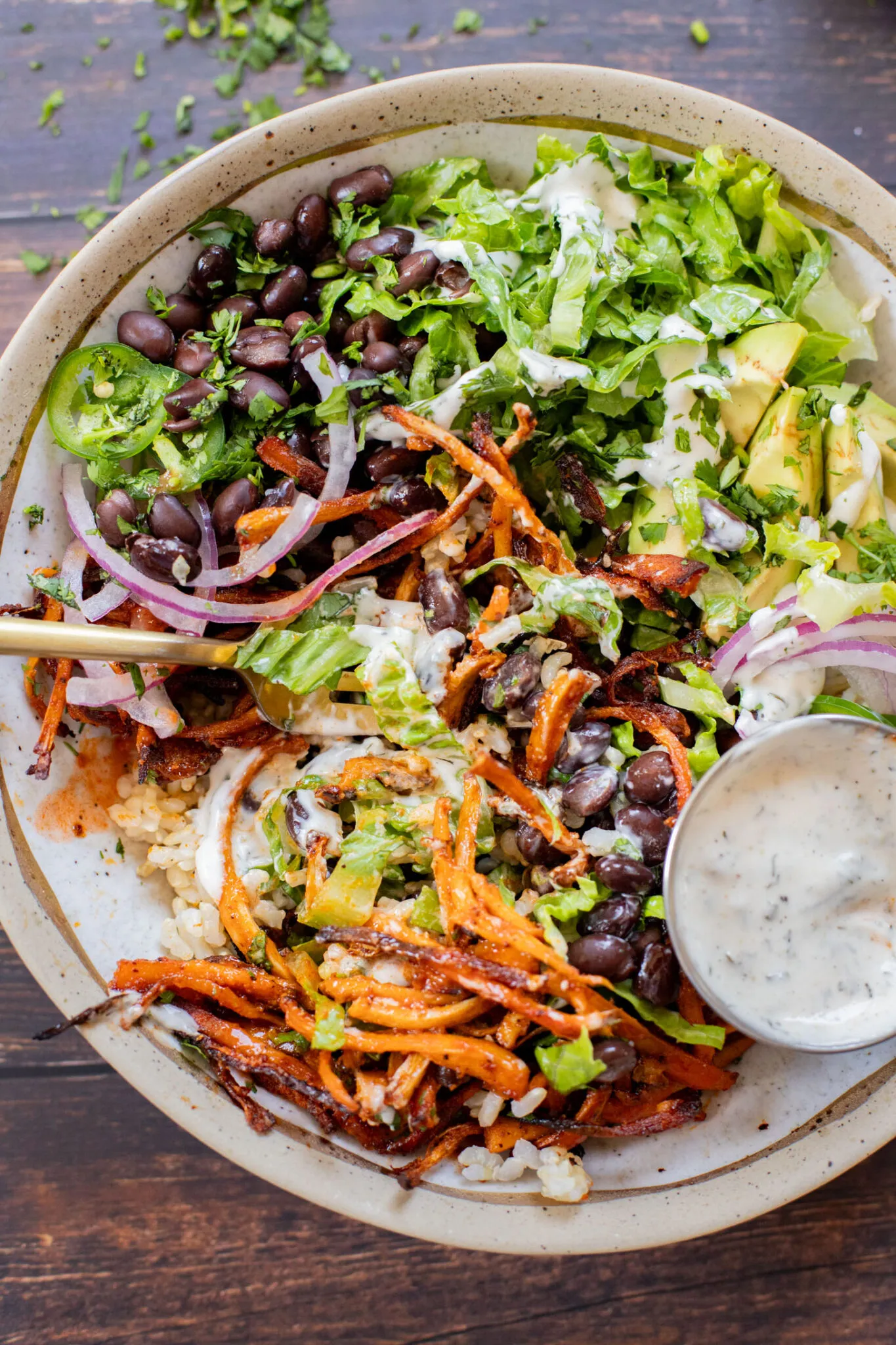 Buffalo Oyster Mushroom Bowls