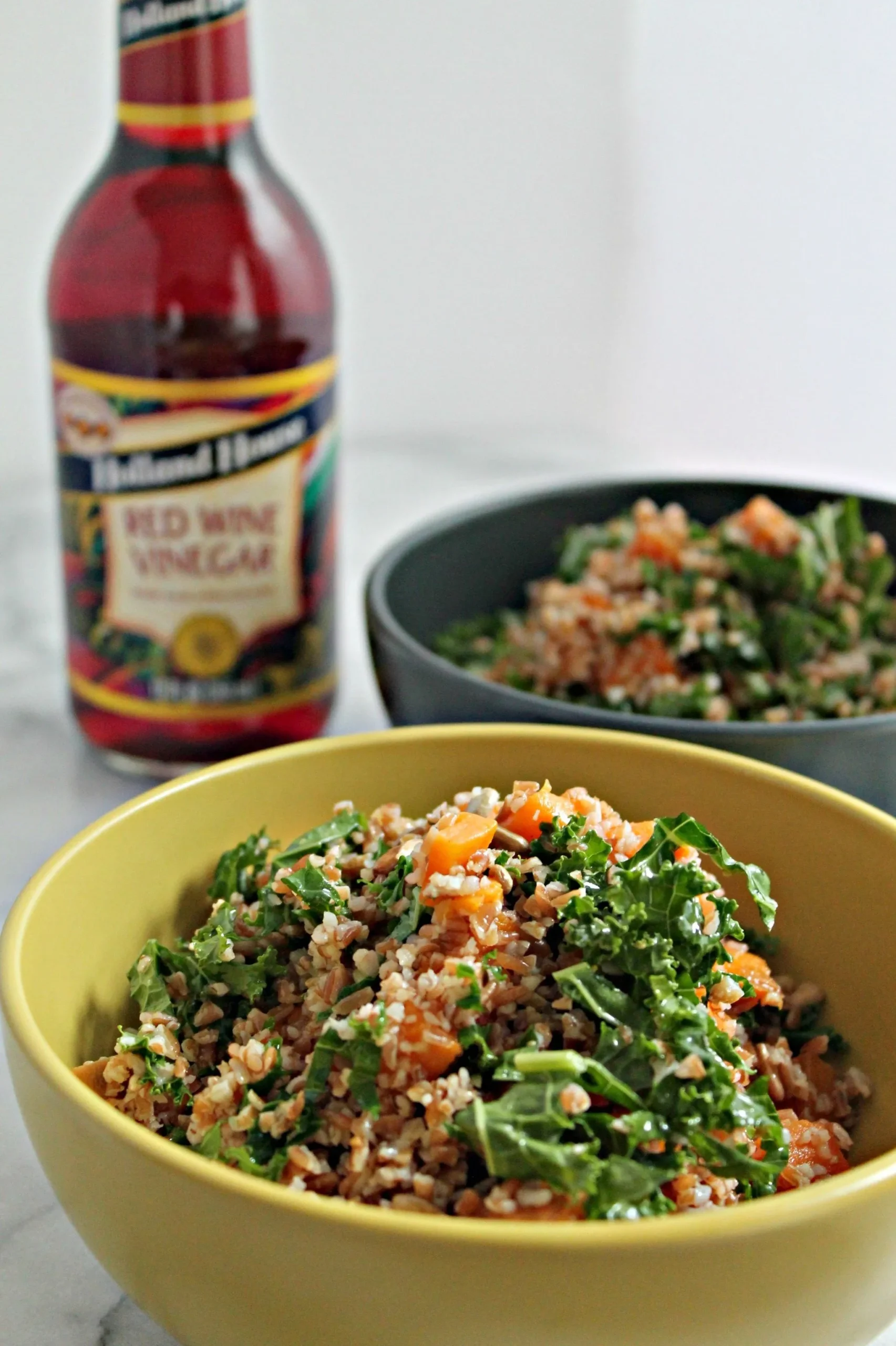 Bulgur Wheat Kale Shallots