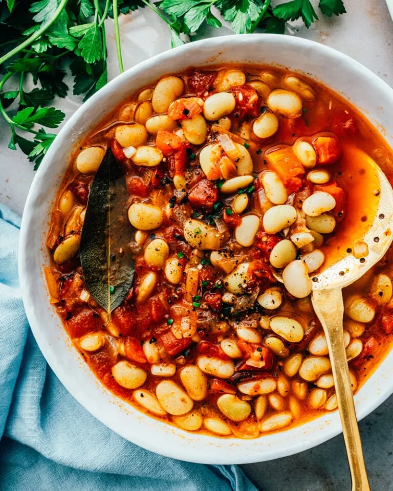 Butter Beans with Mint and Tomatoes