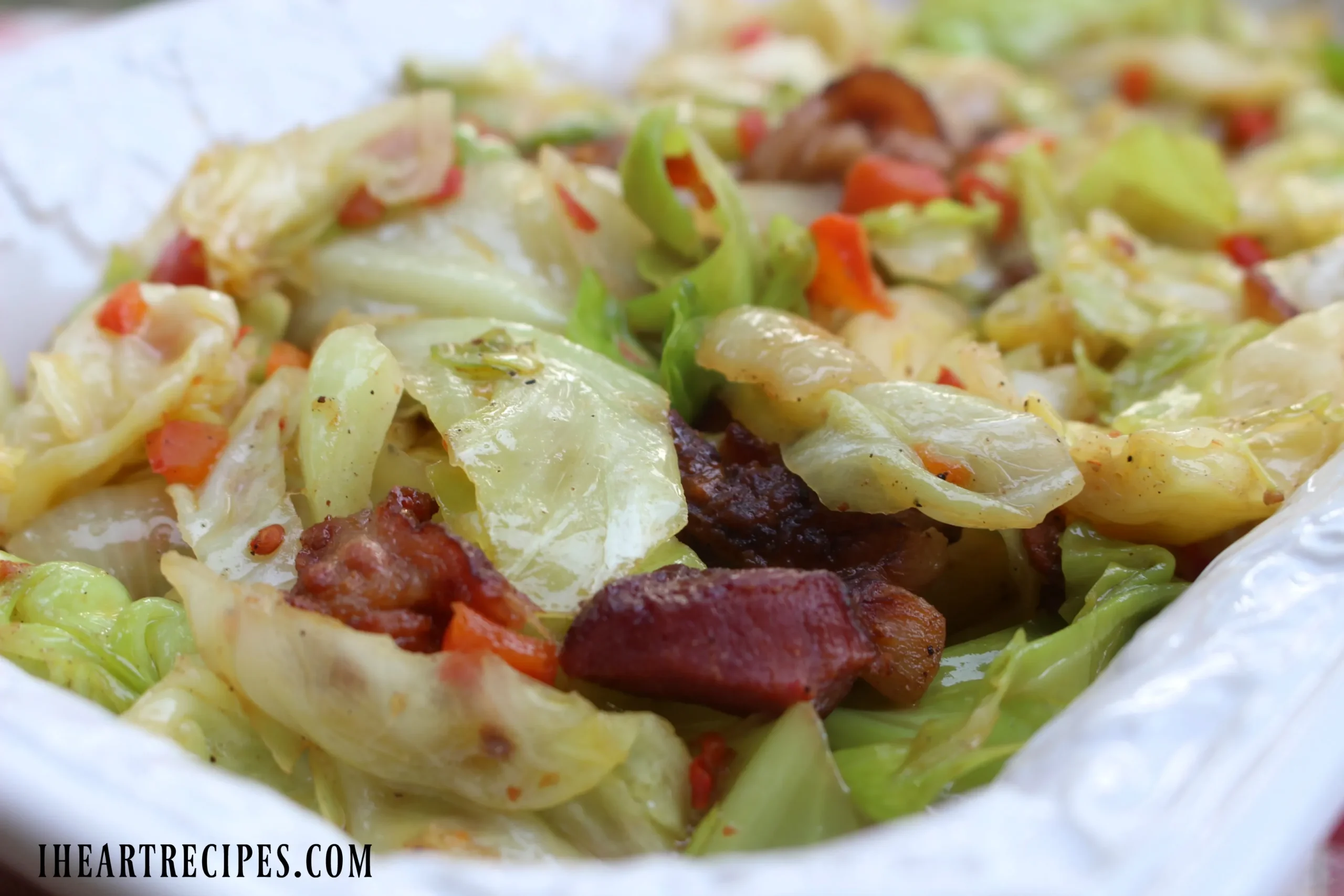 Butter Fried Green Cabbage