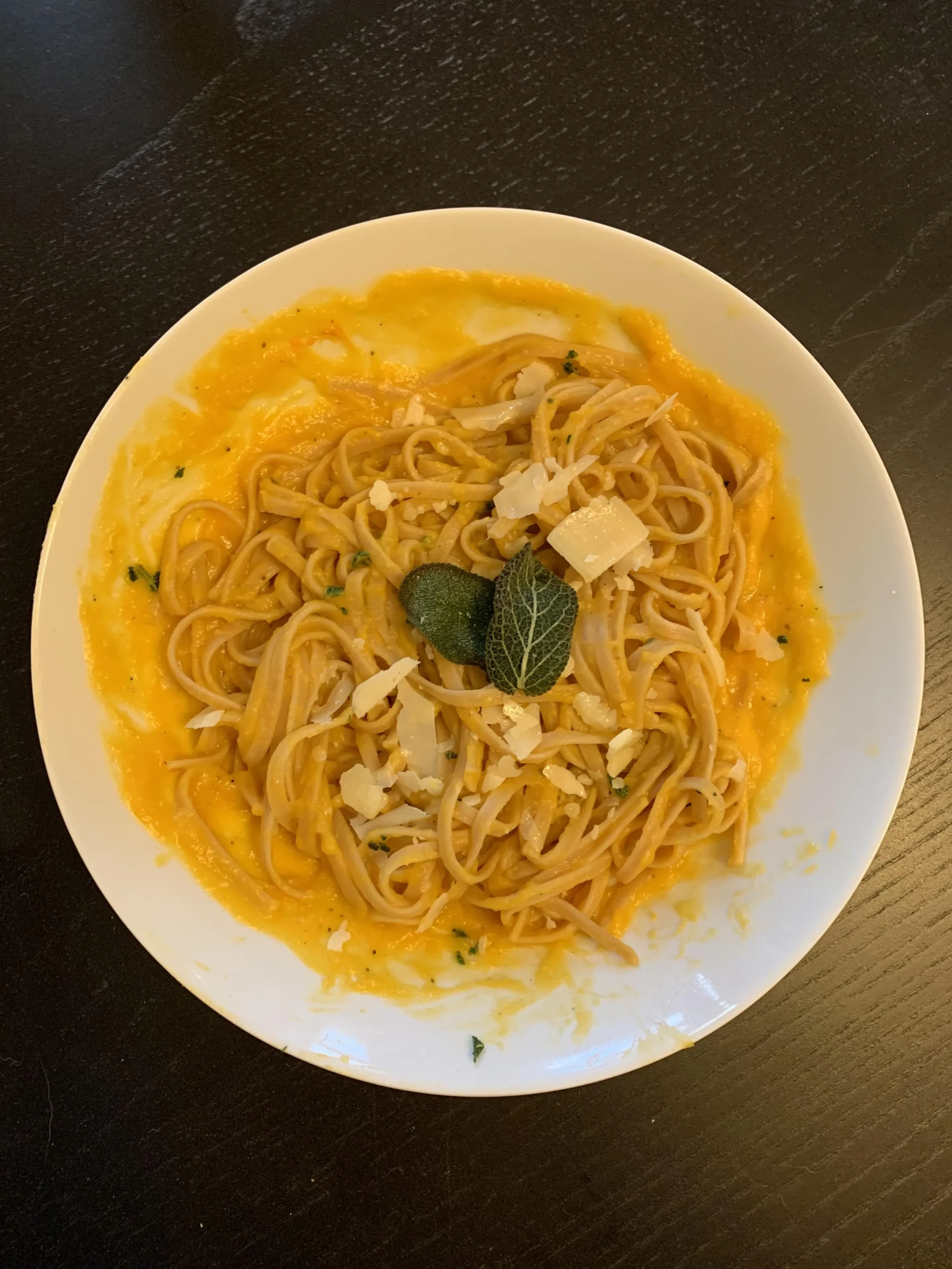 Butternut Squash Pasta with Fried Sage