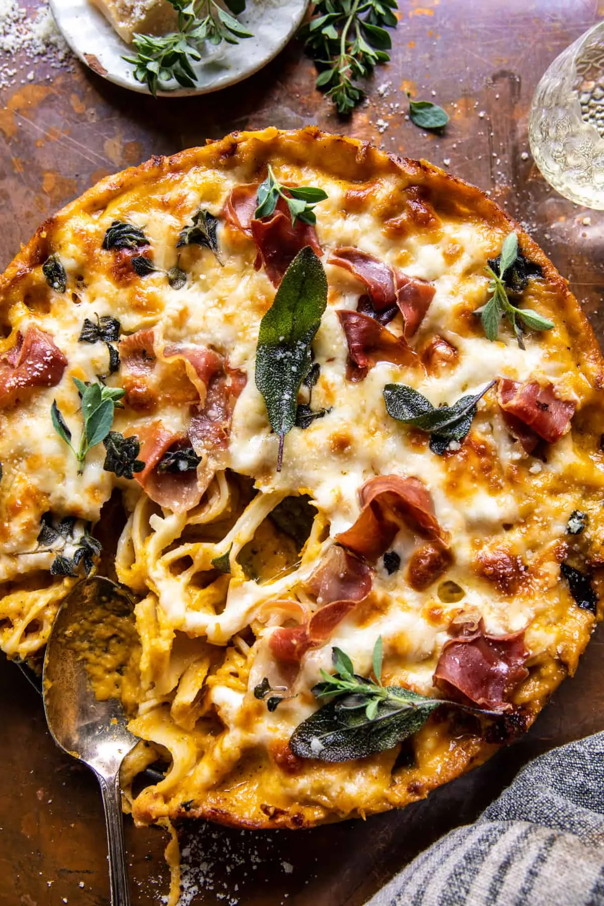 Butternut Squash Rigatoni Pasta Pie