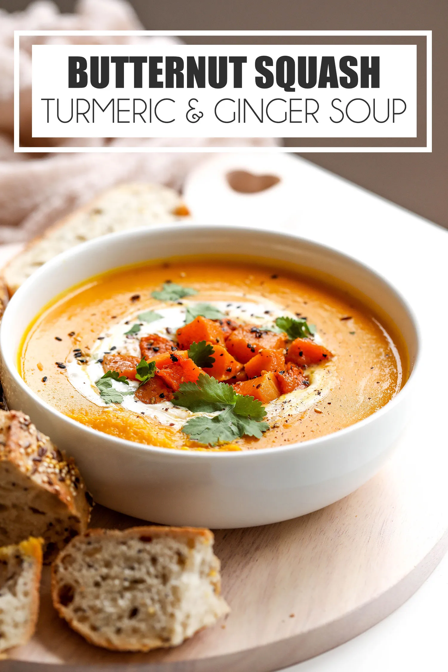 Butternut Squash Turmeric Ginger Soup