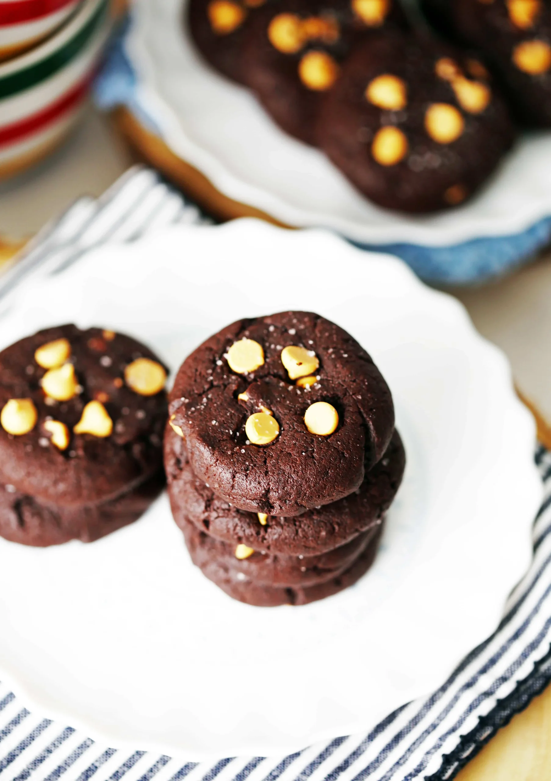 Butterscotch and Chocolate Chip Molasses Cookies