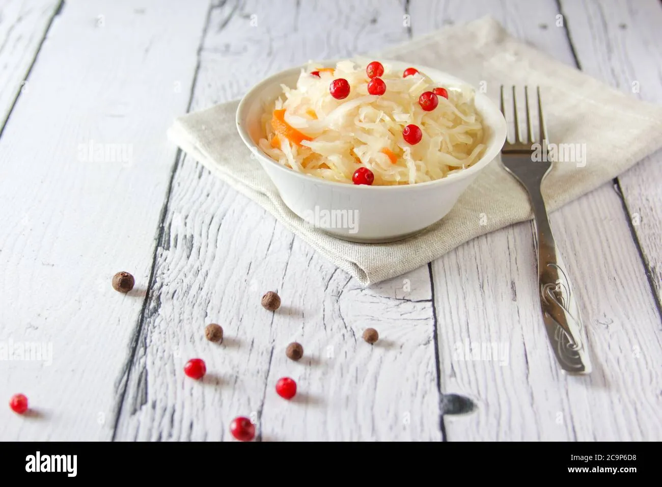 Cabbage and Cranberry Sauerkraut