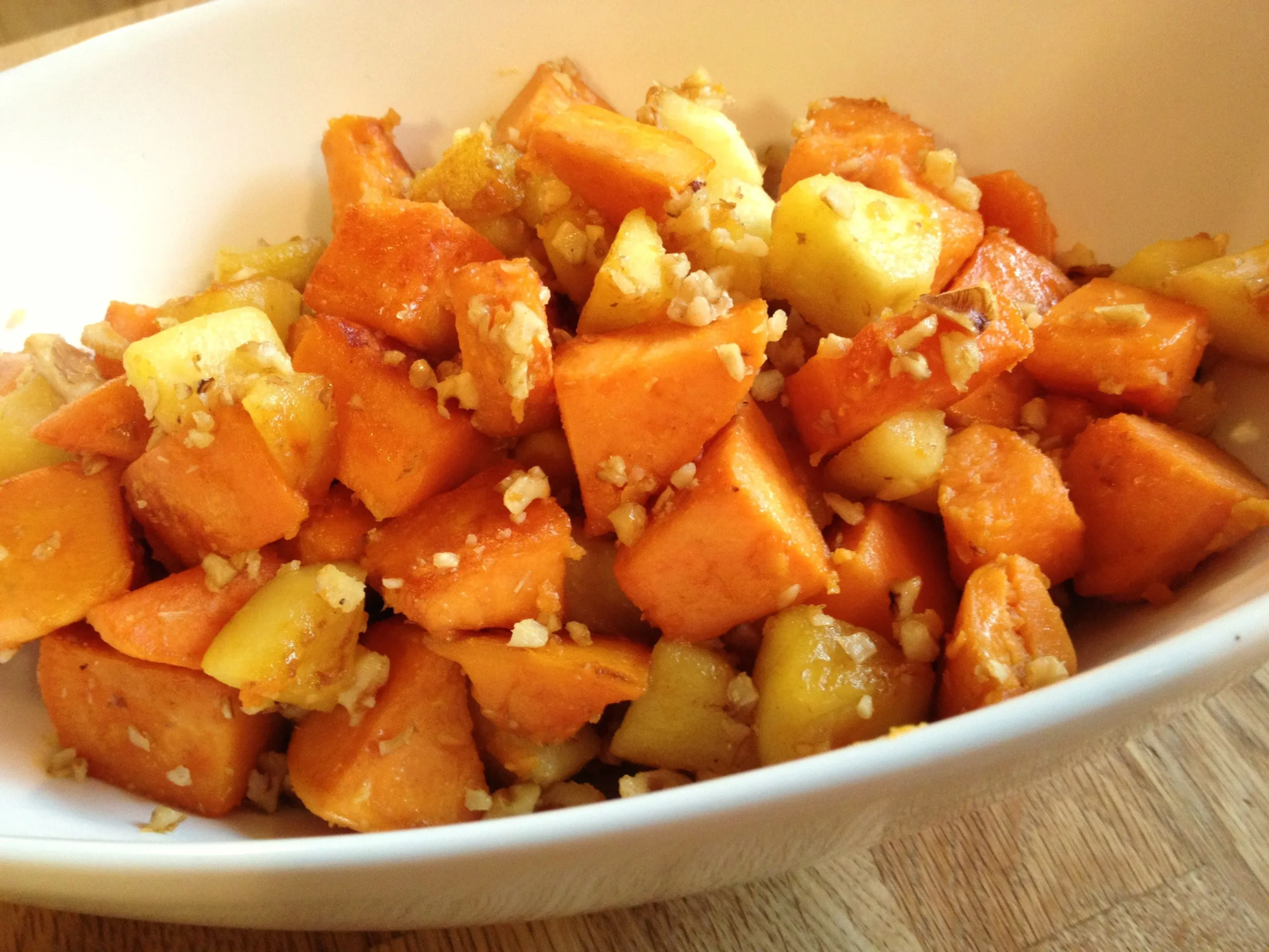 Candied Sweet Potatoes with Apples