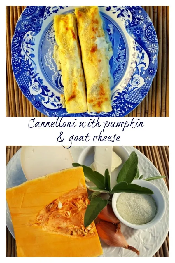 Cannelloni with Pumpkin and Goat Cheese Two Ways