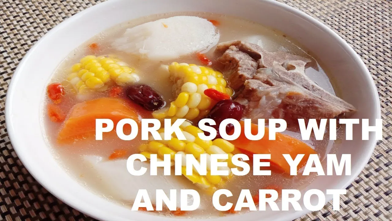 Cantonese Pork Soup with Carrot and Chinese Yam