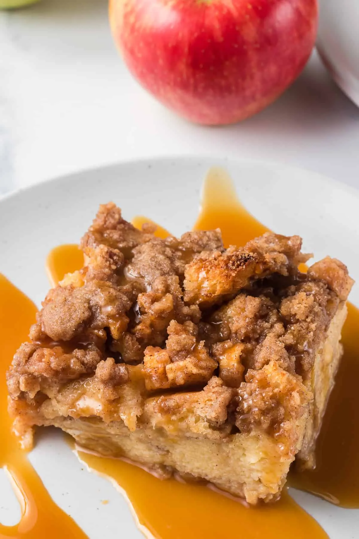 Caramel Apple French Toast Casserole
