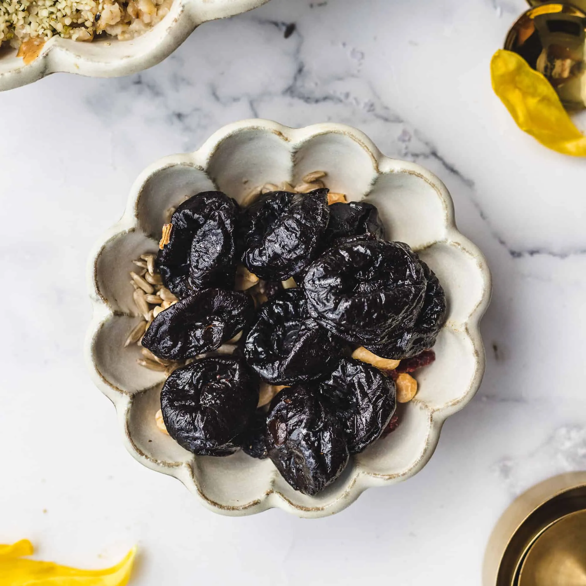 Caramelized Banana and Prune Breakfast Bowls