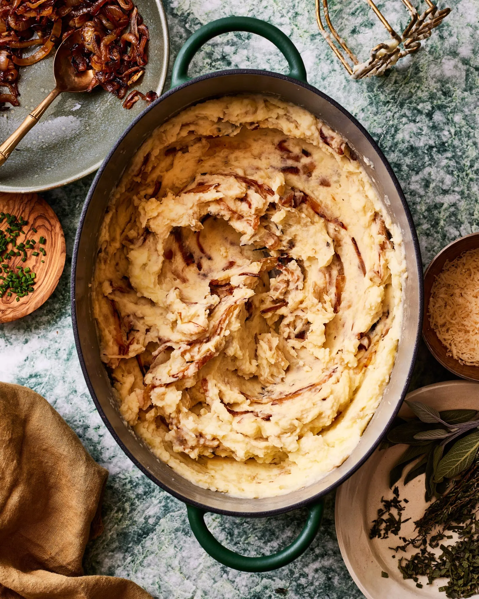 Carmelized Onion Mashed Potatoes