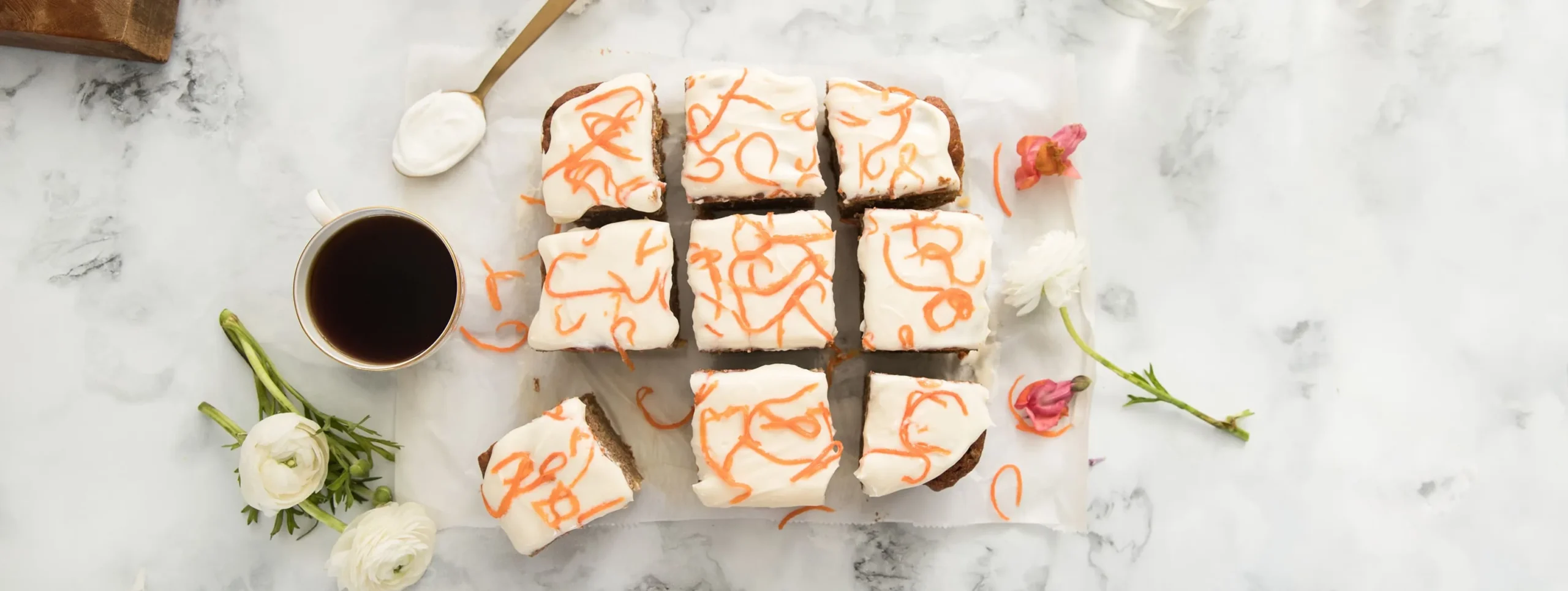 Carrot Ginger Cake with Greek Yogurt Frosting
