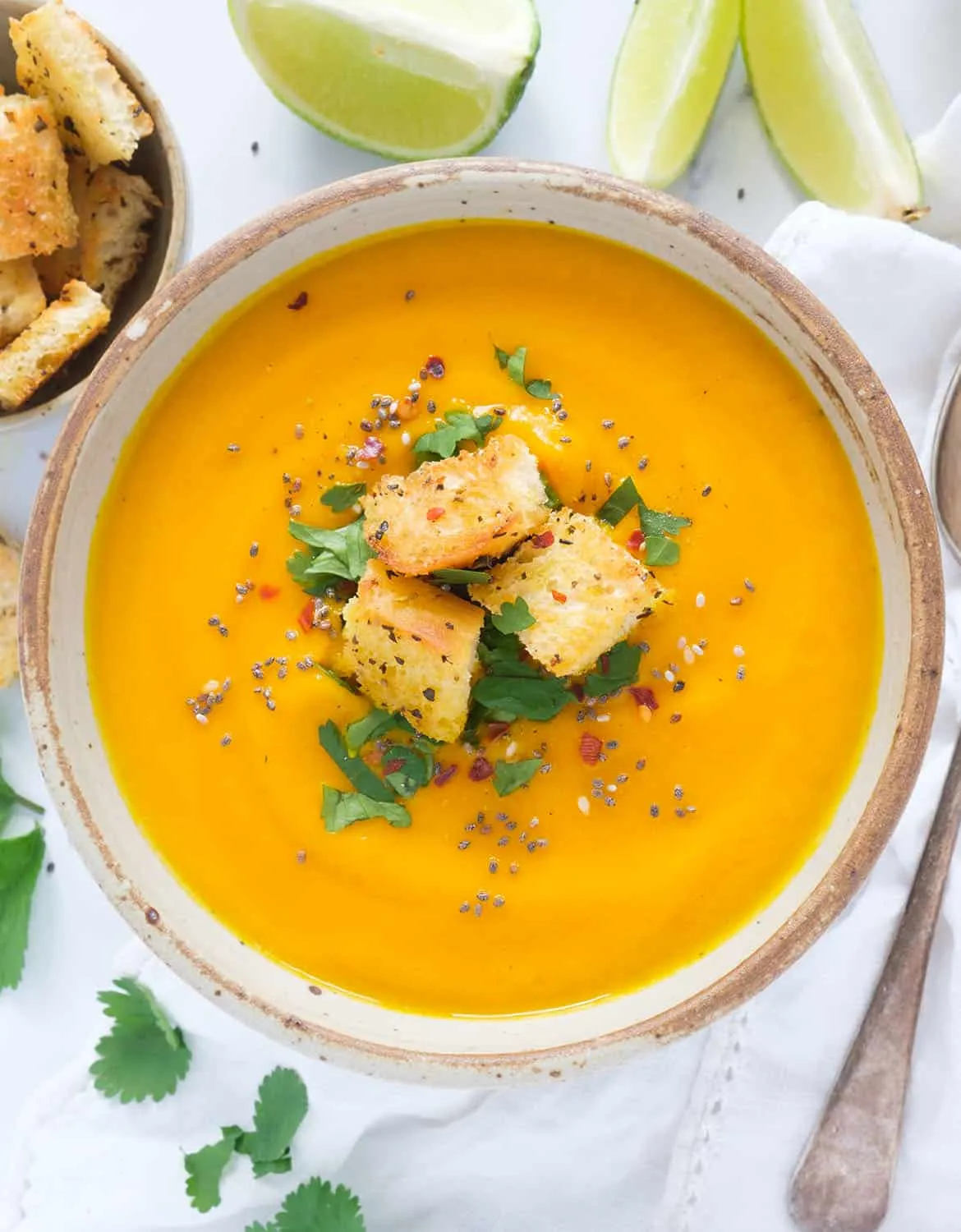 Carrot Ginger and Chicken Soup