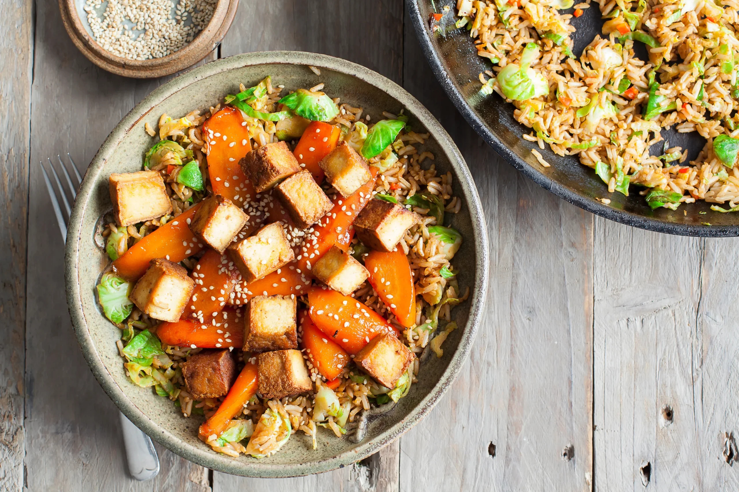 Carrot Salad with Stealth Tofu