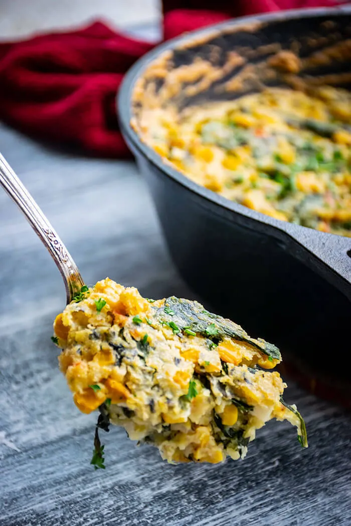 Cast Iron Corn Casserole