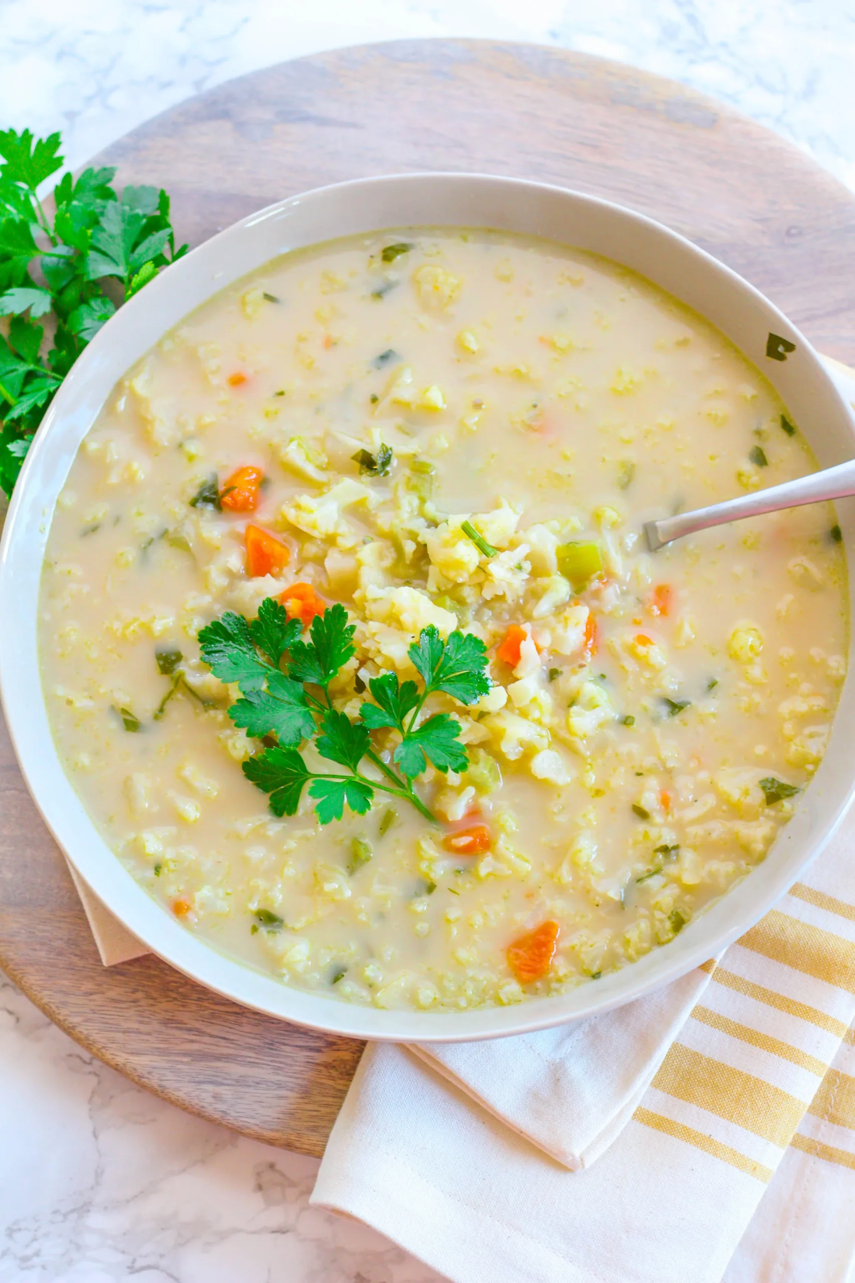 Cauliflower and Potato Soup