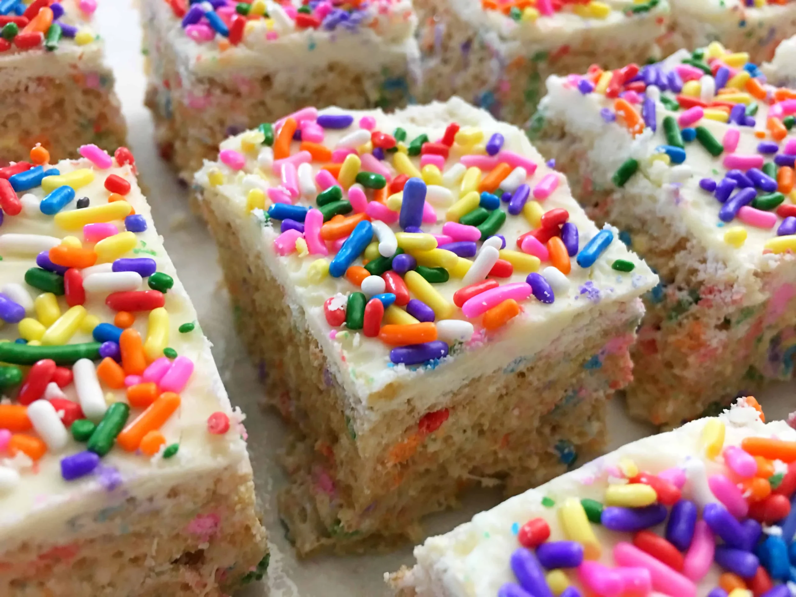 Celebration Funfetti Rice Krispie Treats