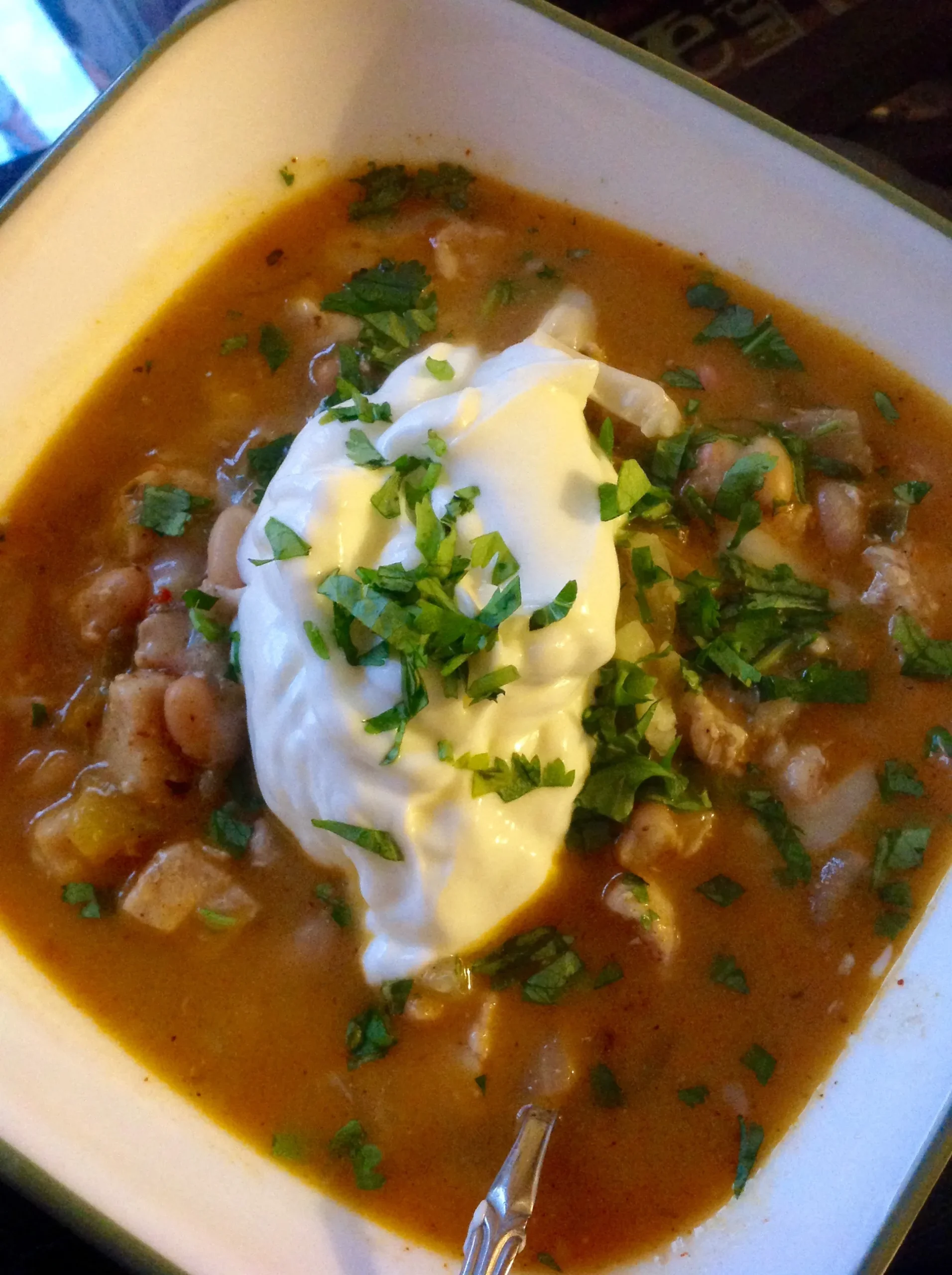 Cha Cha's White Chicken Chili
