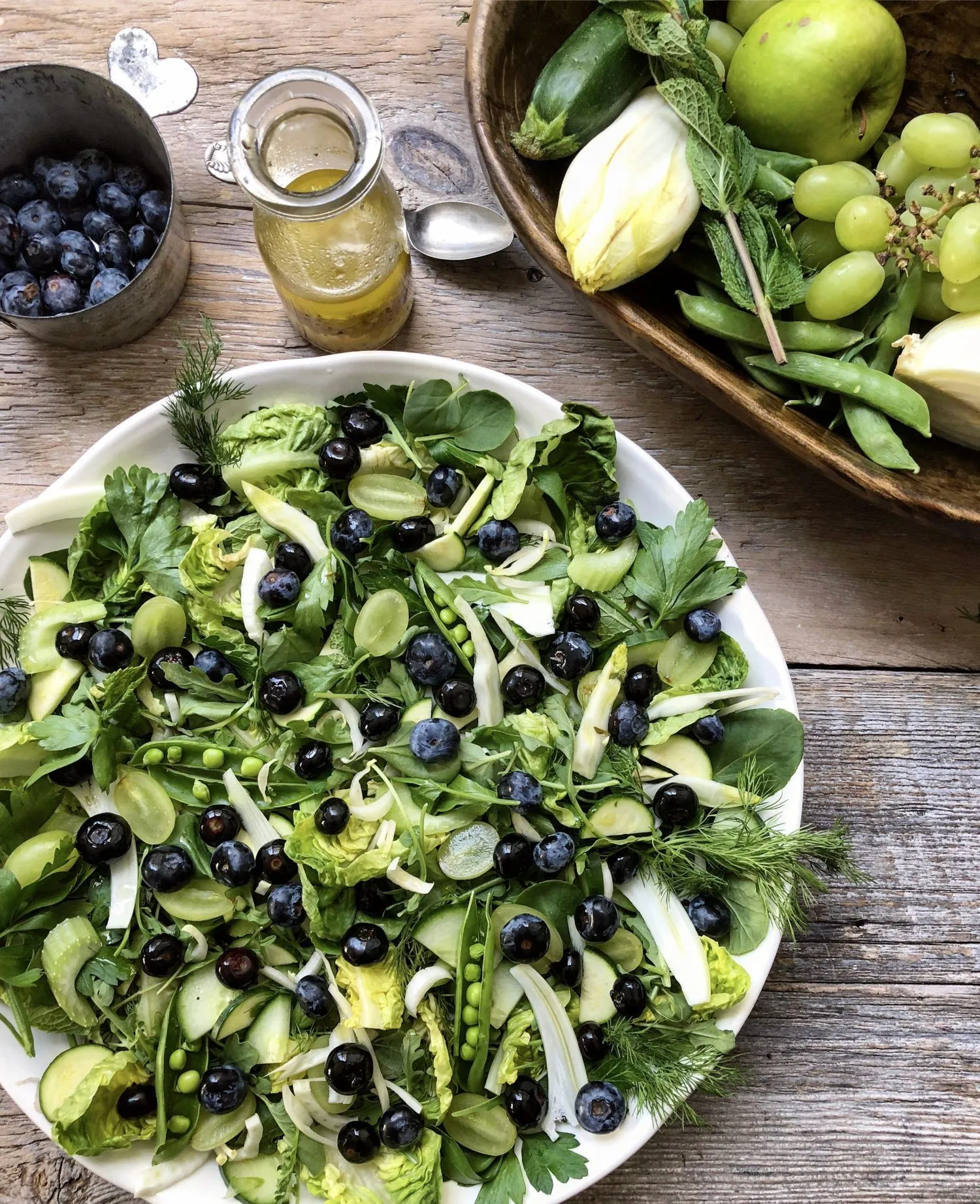 Champagne Mustard Greens Salad