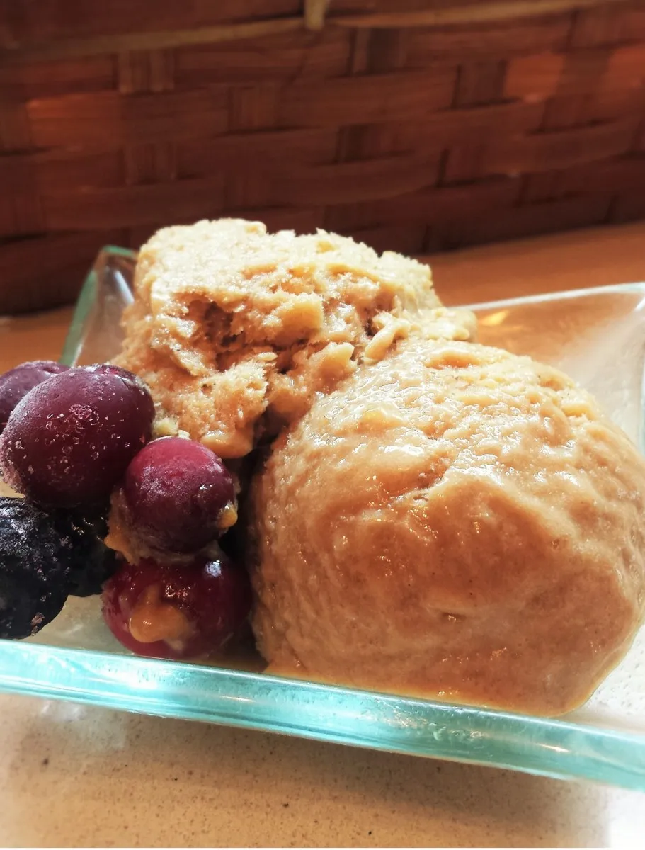 Cheats Banana and Almond Ice Cream