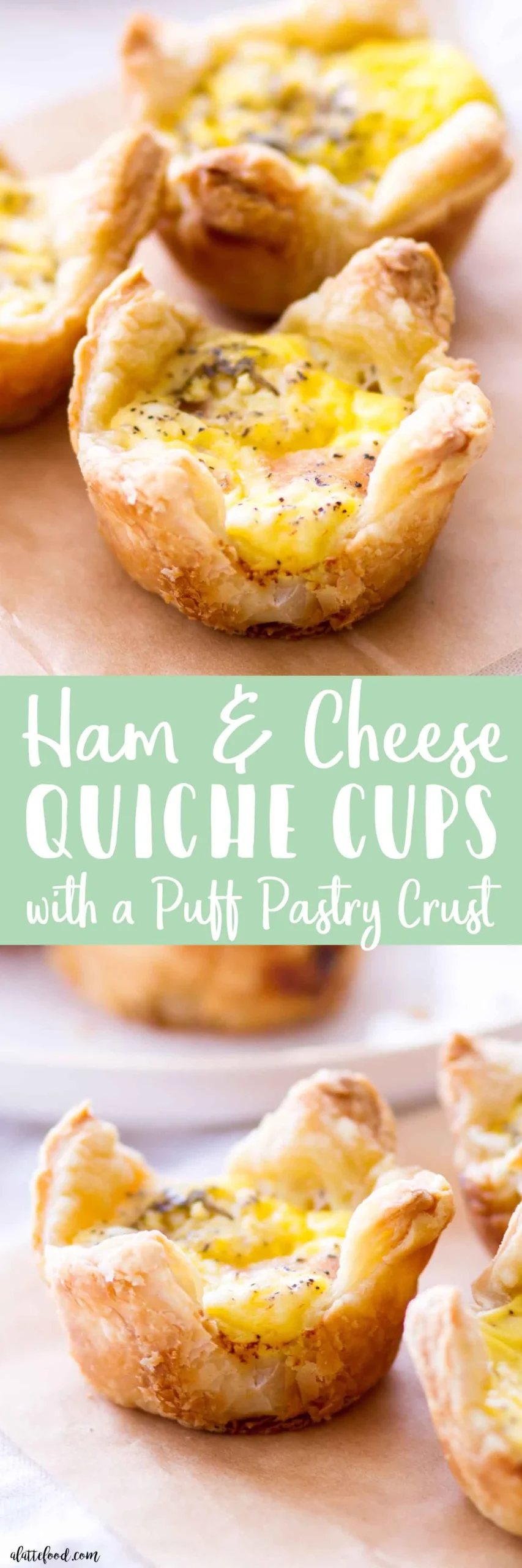 Cheddar Ham Quiche Cups