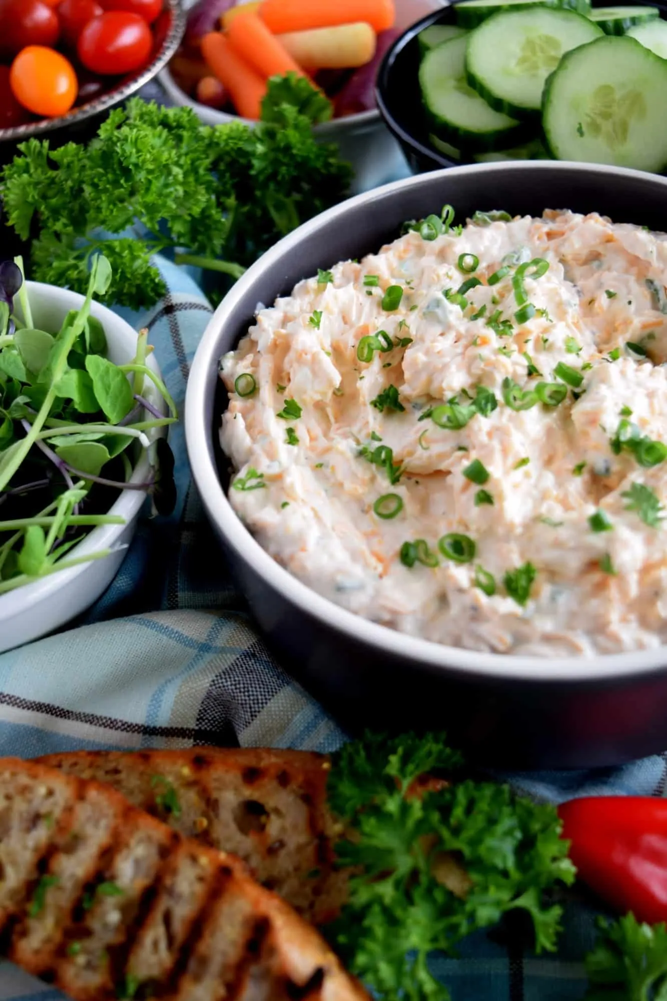 Cheddar and Green Pepper Spread