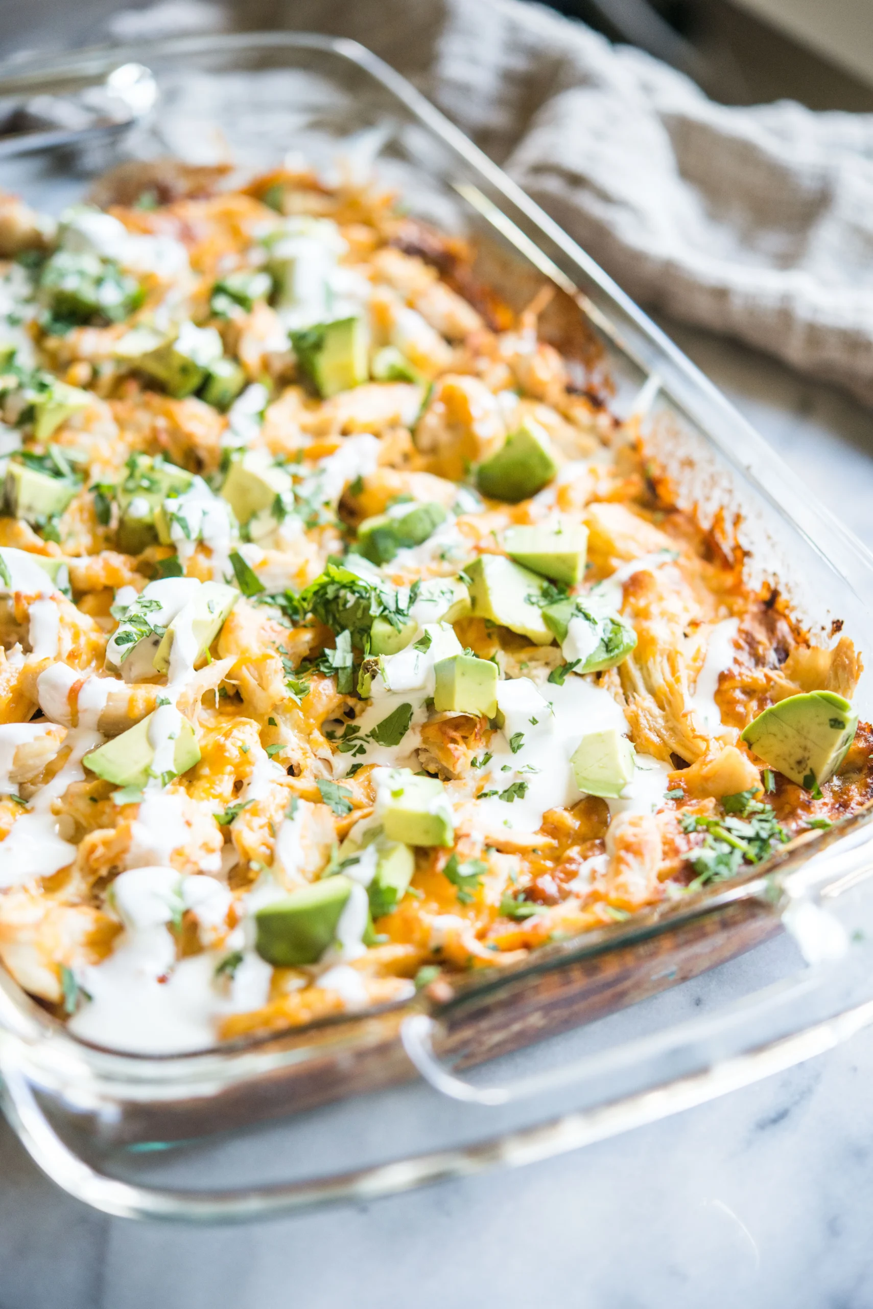 Cheese Baked Enchilada Casserole