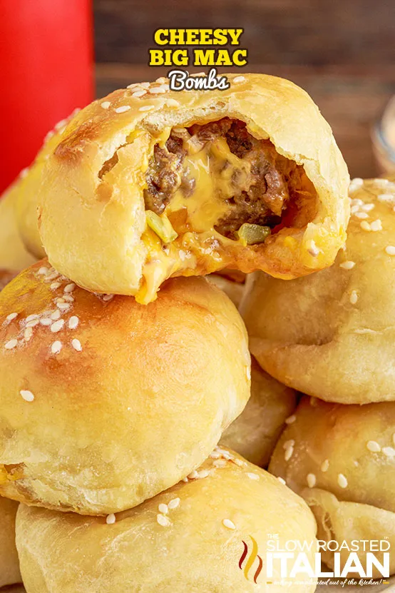 Cheesy Big Mac Bombs