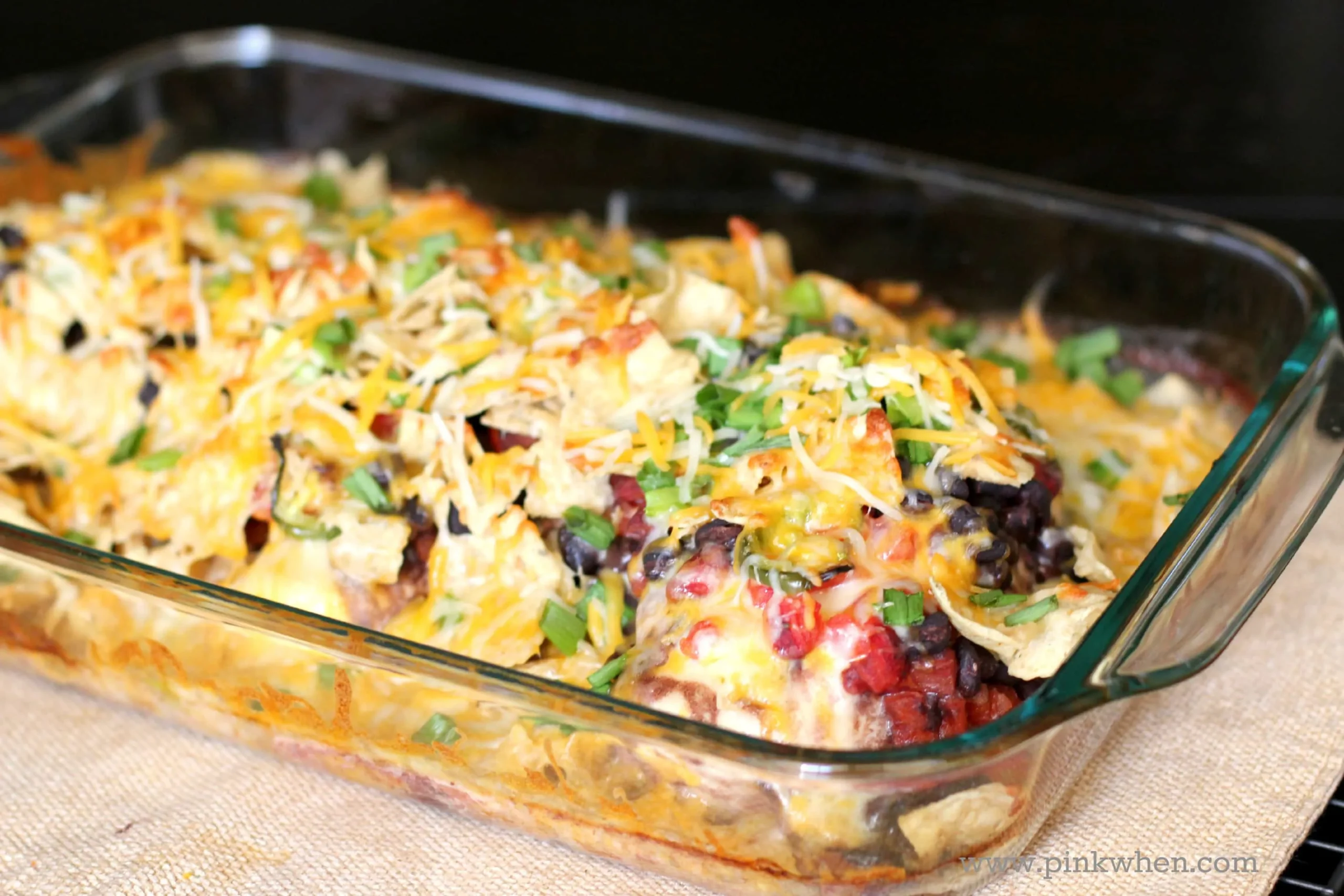 Cheesy Chicken Southwest Pasta Casserole
