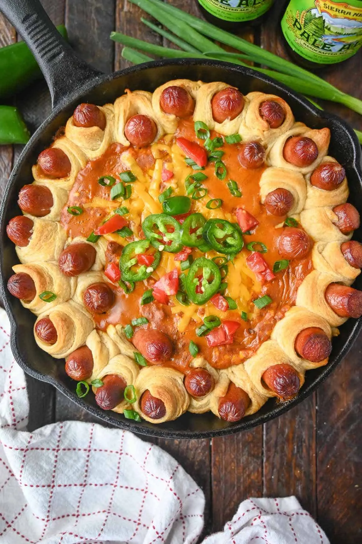 Cheesy Chili Dog Dip