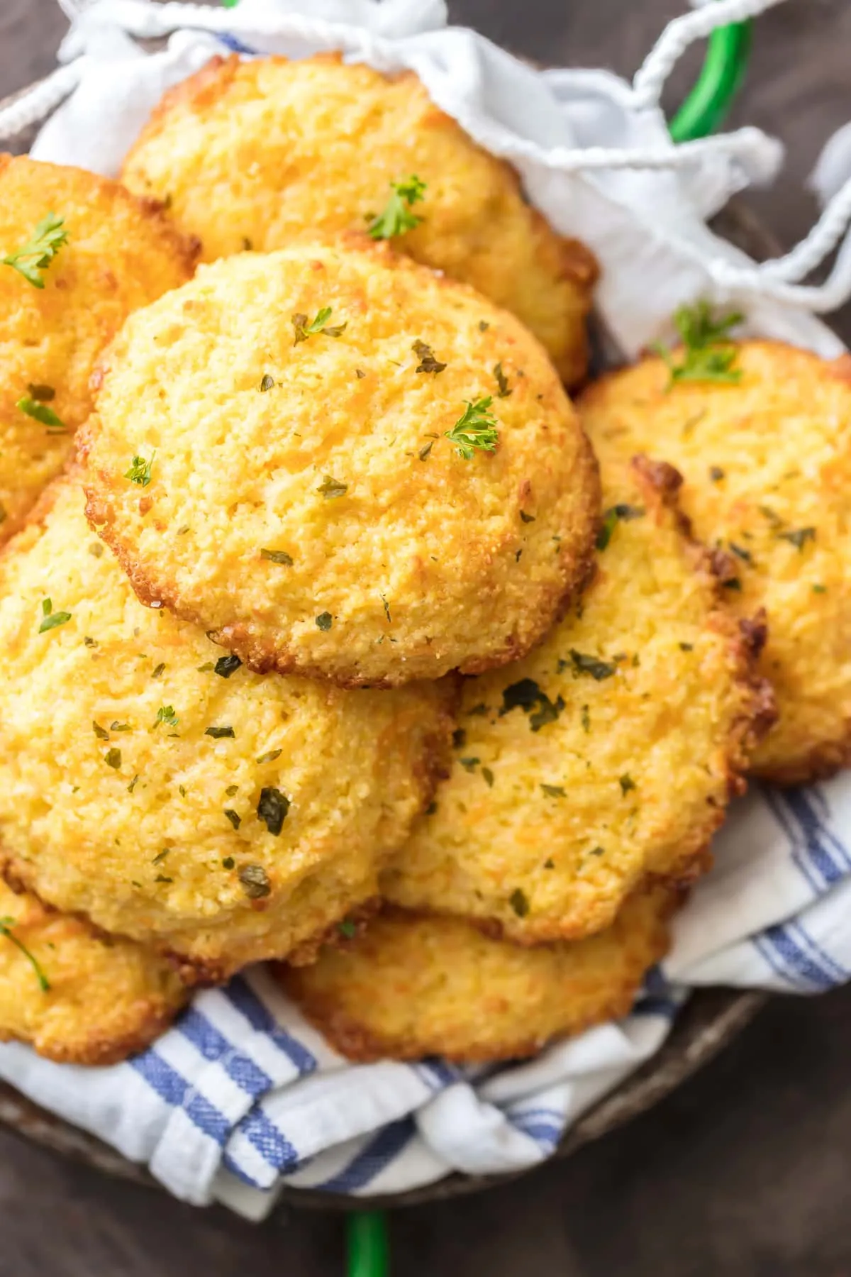 Cheesy Cornmeal Drop Biscuits