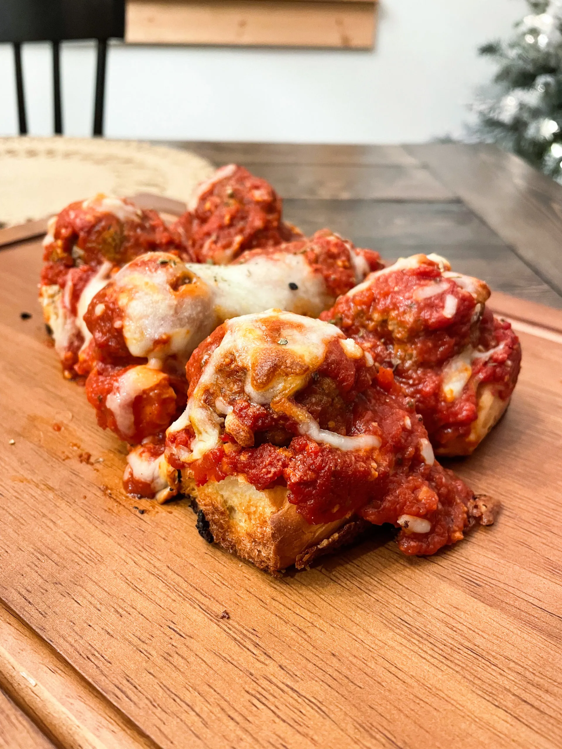 Cheesy Meatball Sliders Weekend Potluck
