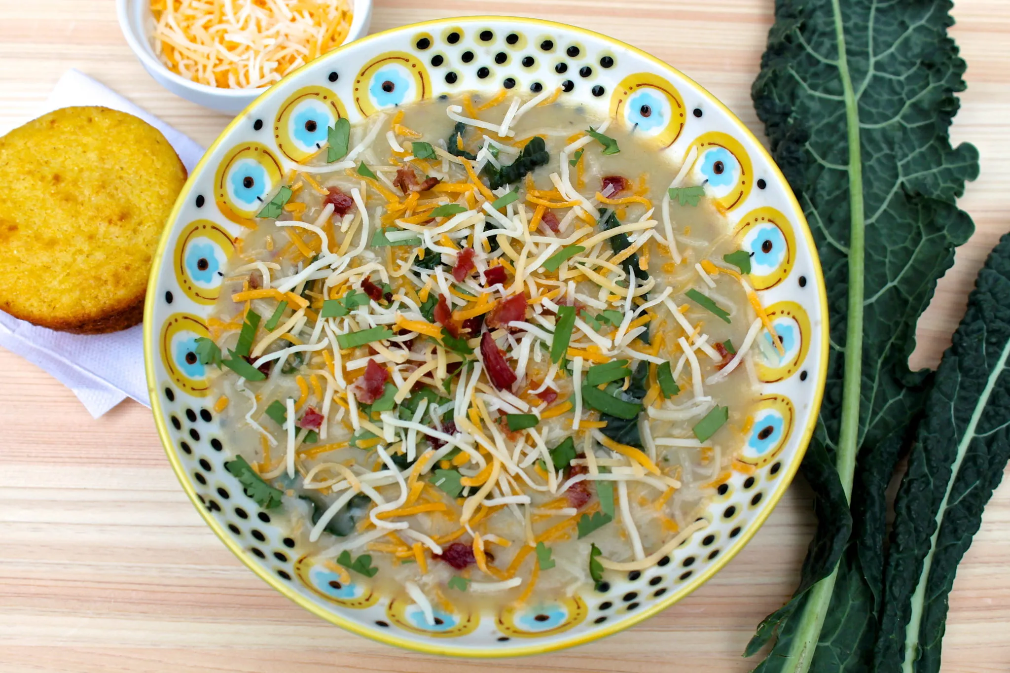 Cheesy Poblano Potato Soup