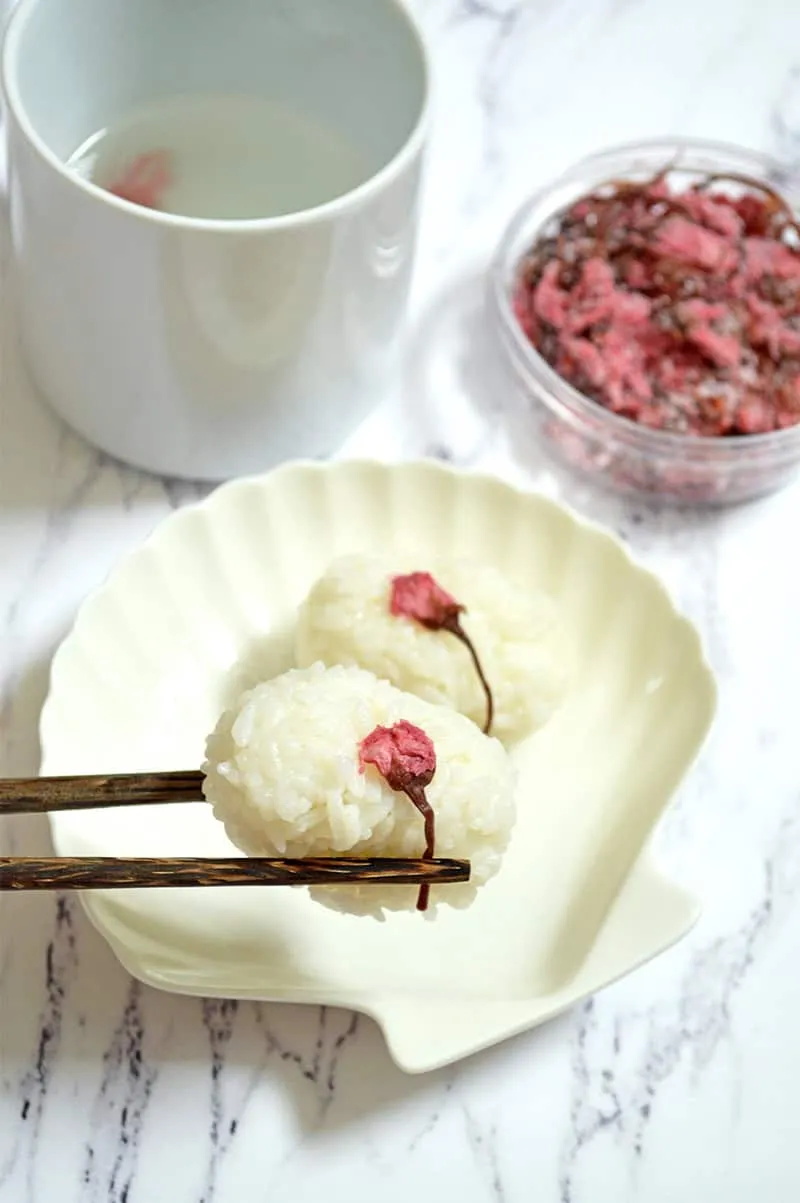 Cherry Blossom Rice Balls