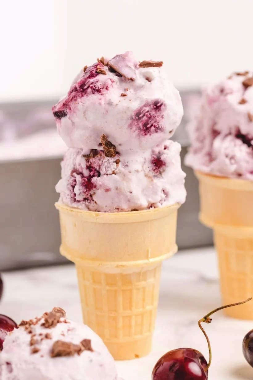 Cherry Coconut Ice Cream