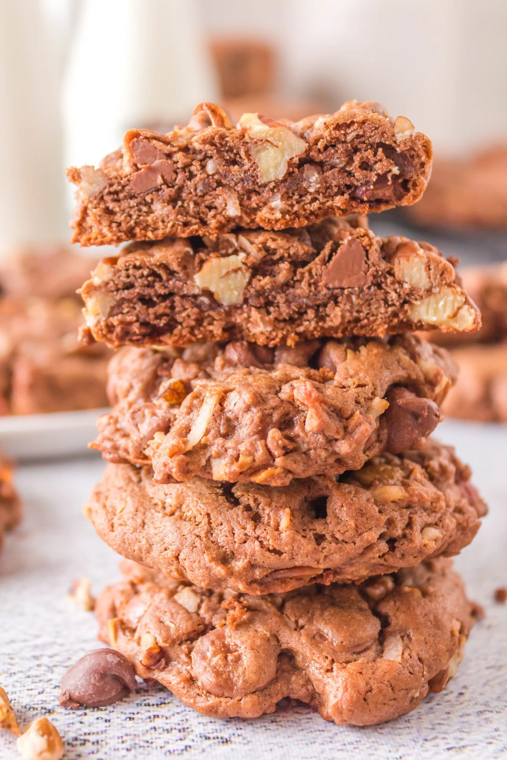 Chewy Chocolate Cakemix Cookies