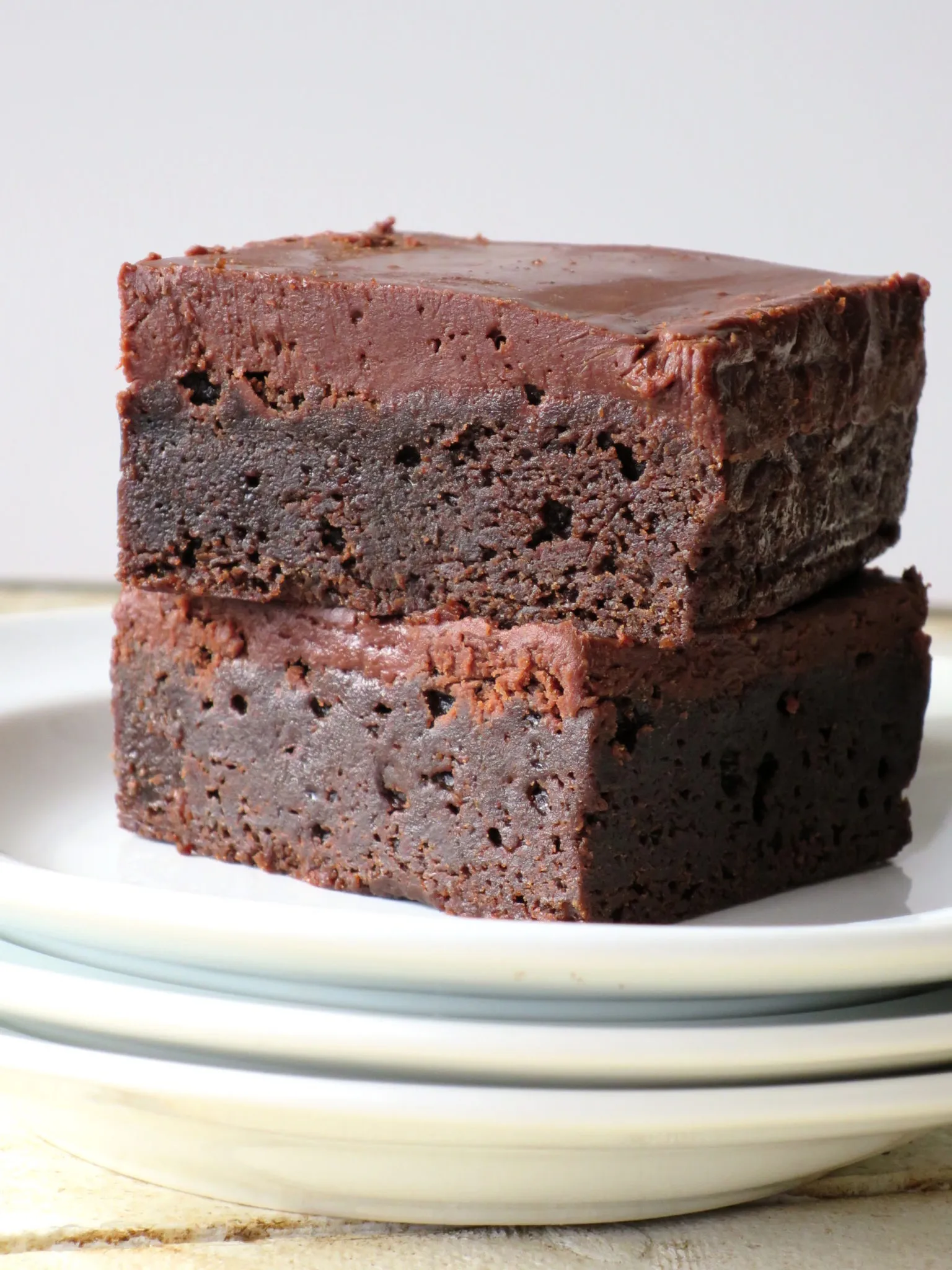 Chewy Fudgy Frosted Brownies