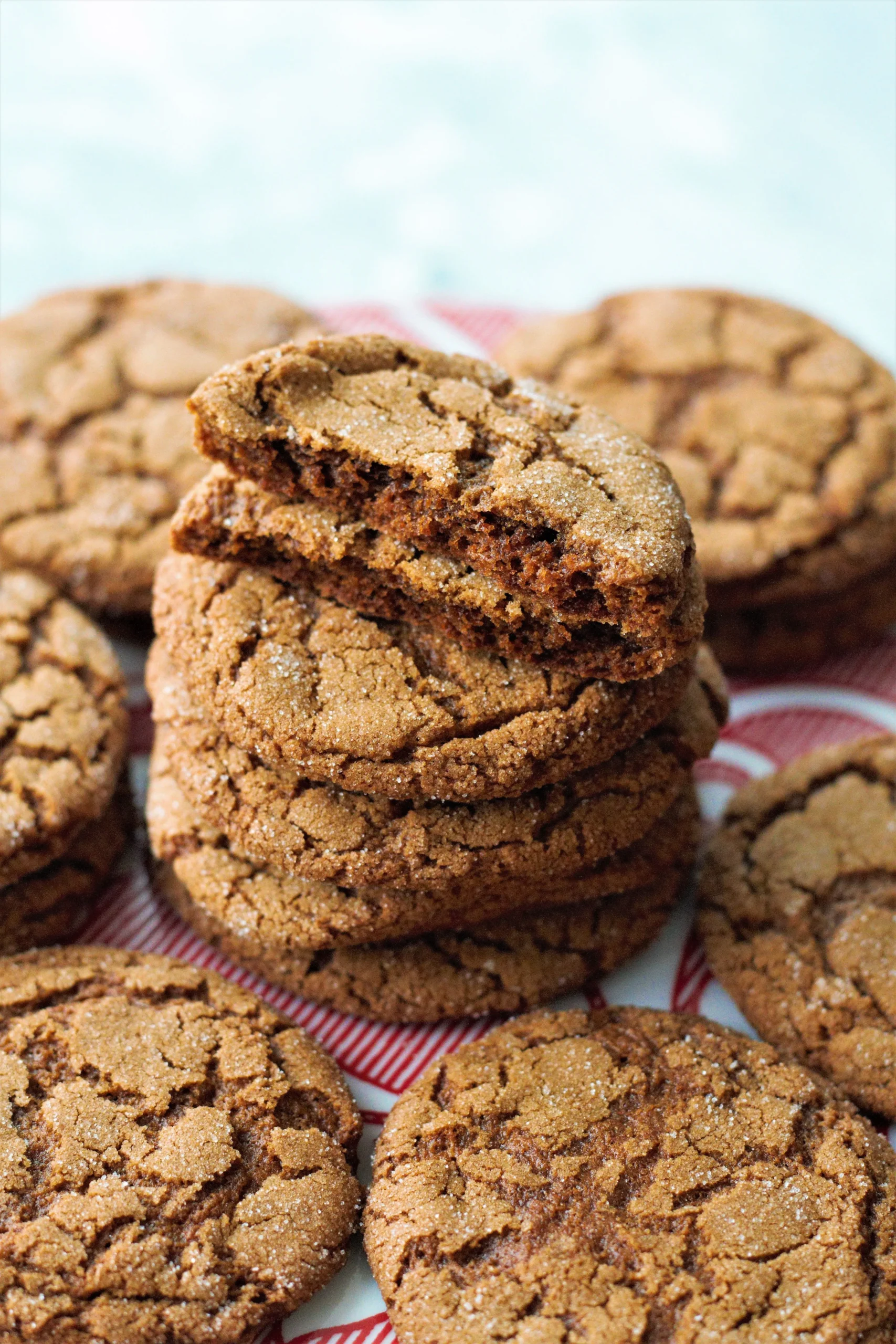 Chewy Ginger Snap Cookies