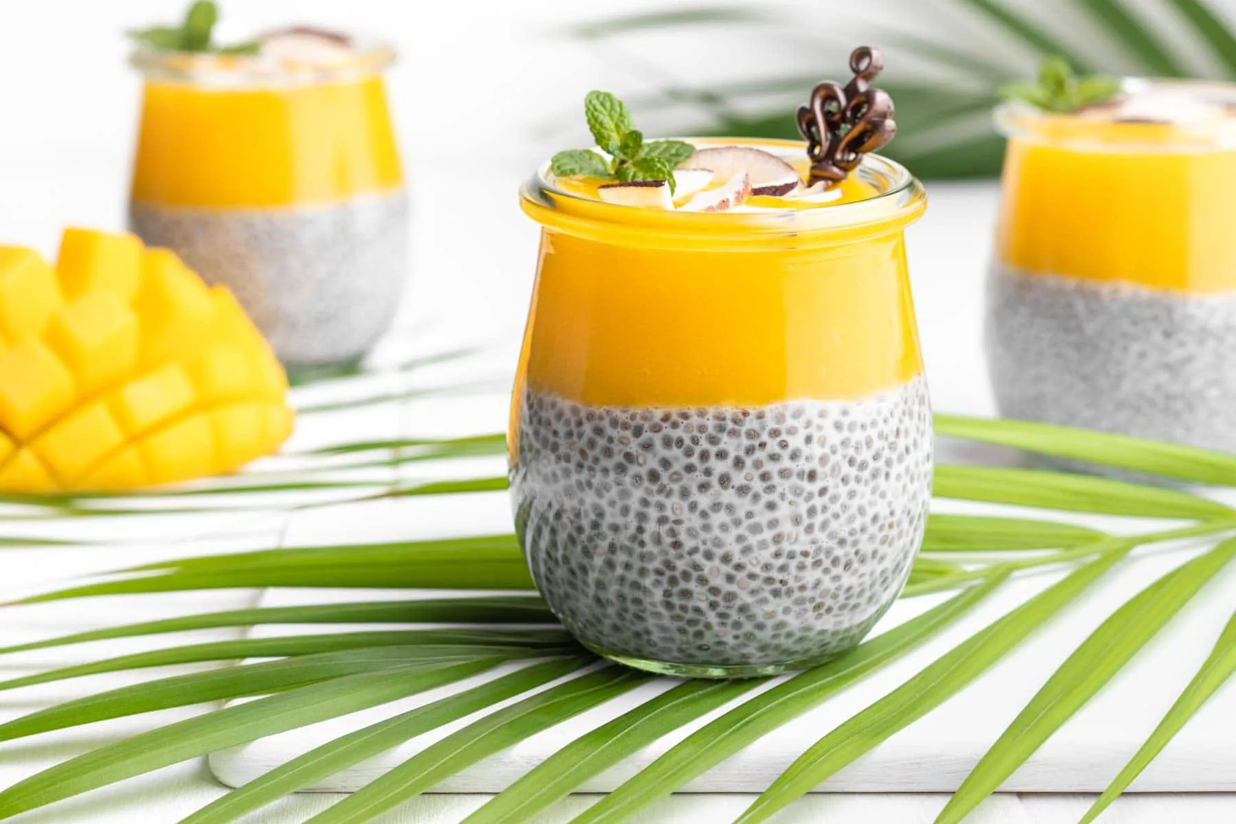 Chia Pudding mit Kokosmilch